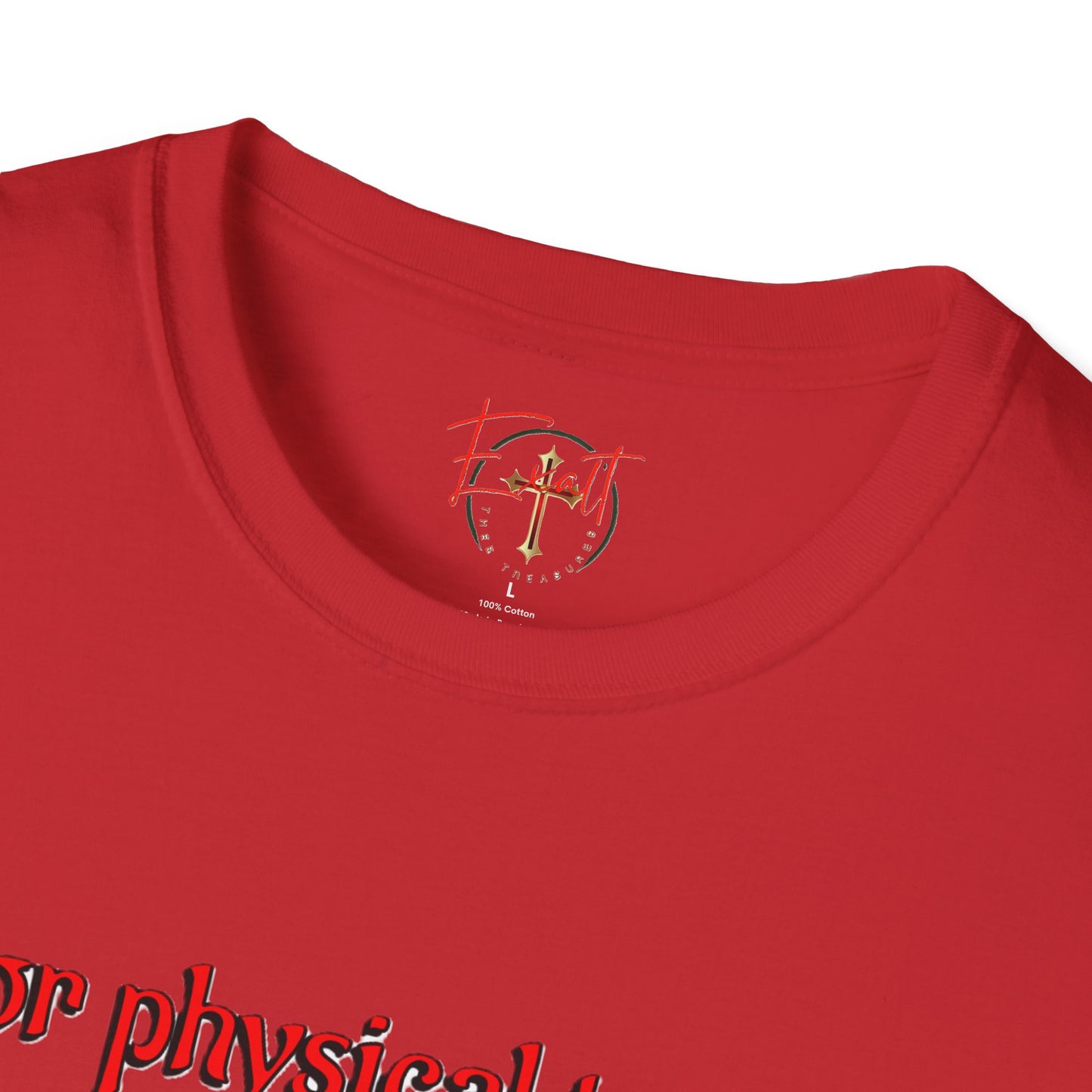 Christian Verse Softstyle T-Shirt - 1 Timothy 4:8