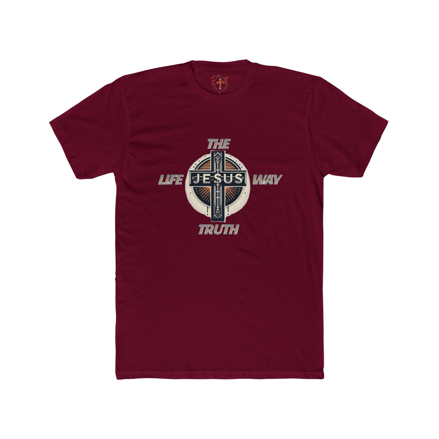 Copy of Unisex Cotton Crew Tee "THE WAY TRUTH LIFE"