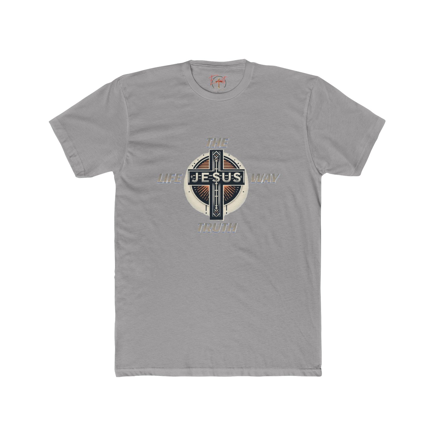 Copy of Unisex Cotton Crew Tee "THE WAY TRUTH LIFE"