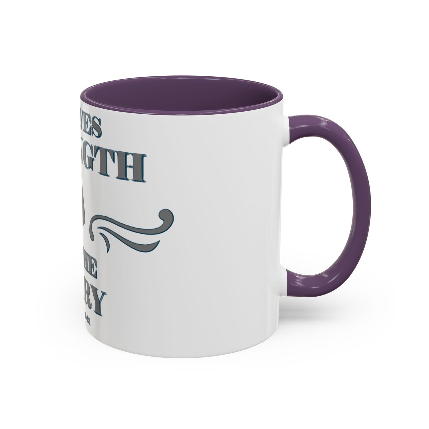 Mug - Bible Verse Isaiah 40:29-31 'He gives Strength to the Weary'