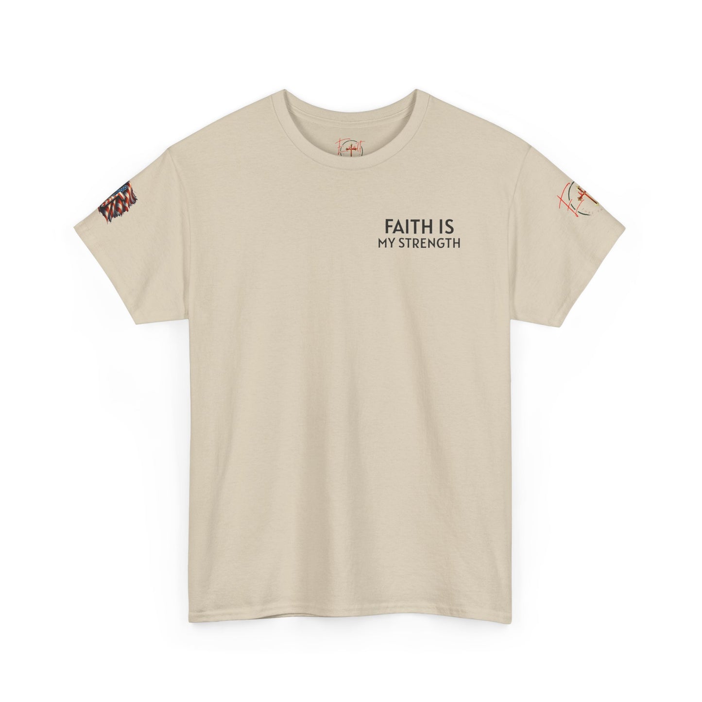 Copy of Christian Tee - Philippians 4:13 'Faith Is My Strength'