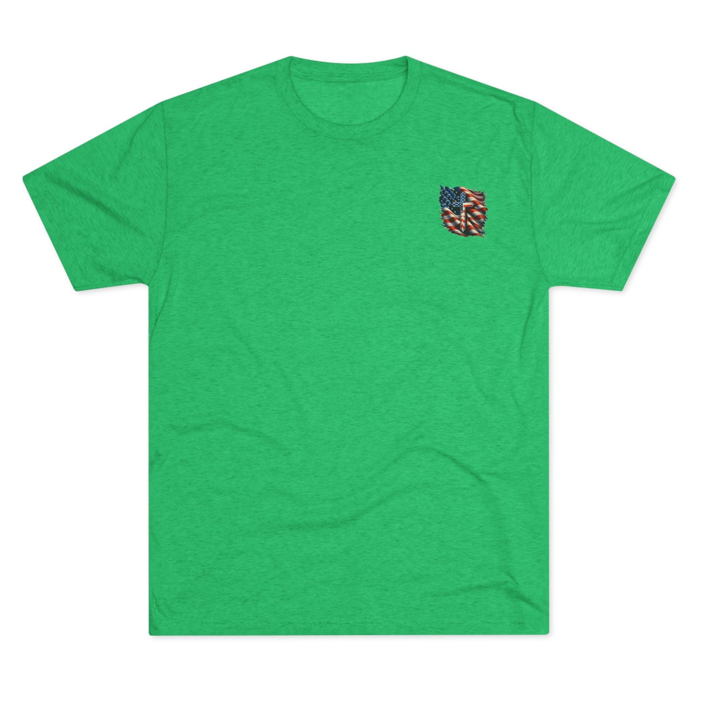Copy of Unisex Tri-Blend Crew Tee "GOD BLESS AMERICA"