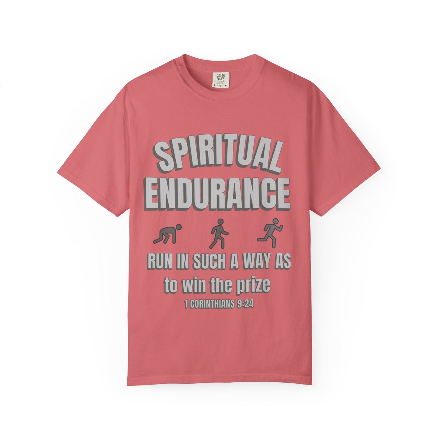 Copy of Christian Verse 1 Corinthians 9:24 Garment-Dyed T-shirt