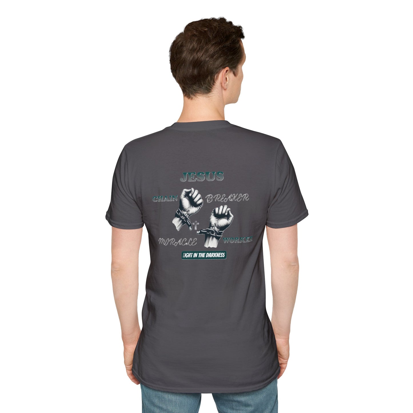 Christian Unisex Tee - Jesus Chain Breaker Design
