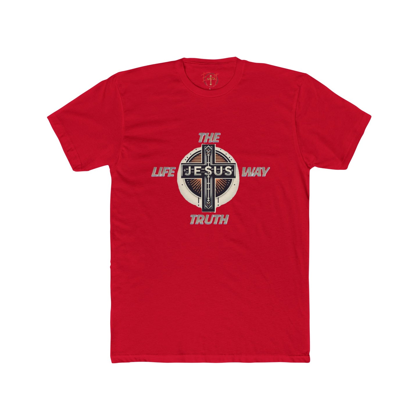 Copy of Unisex Cotton Crew Tee "THE WAY TRUTH LIFE"