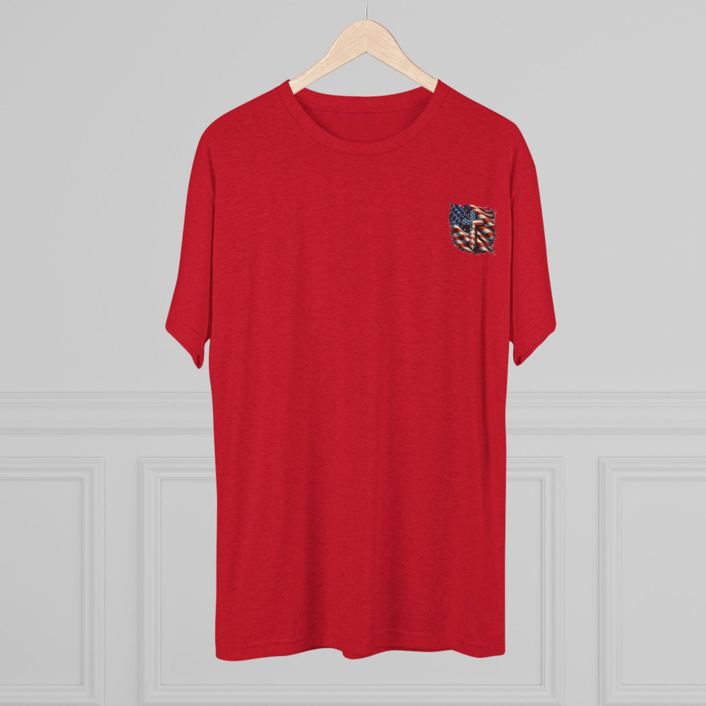 Copy of Unisex Tri-Blend Crew Tee "GOD BLESS AMERICA"