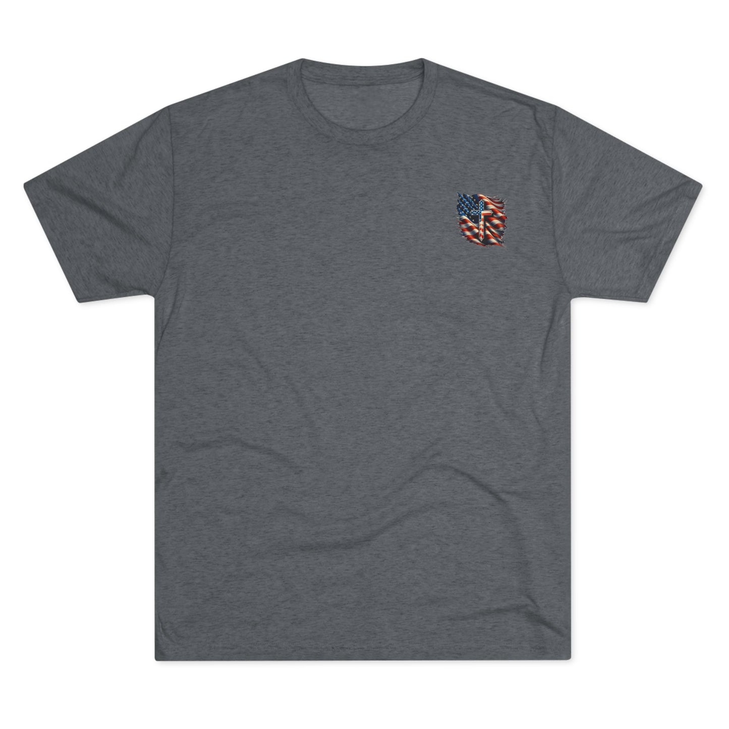 Copy of Unisex Tri-Blend Crew Tee "GOD BLESS AMERICA"