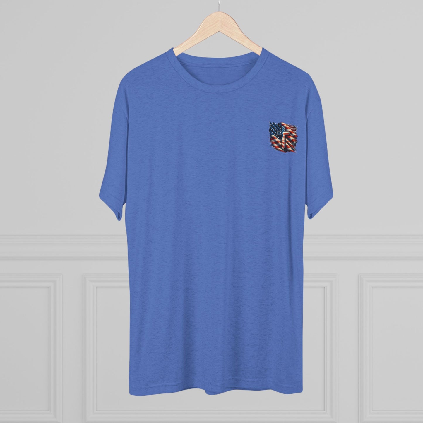 Copy of Unisex Tri-Blend Crew Tee "GOD BLESS AMERICA"