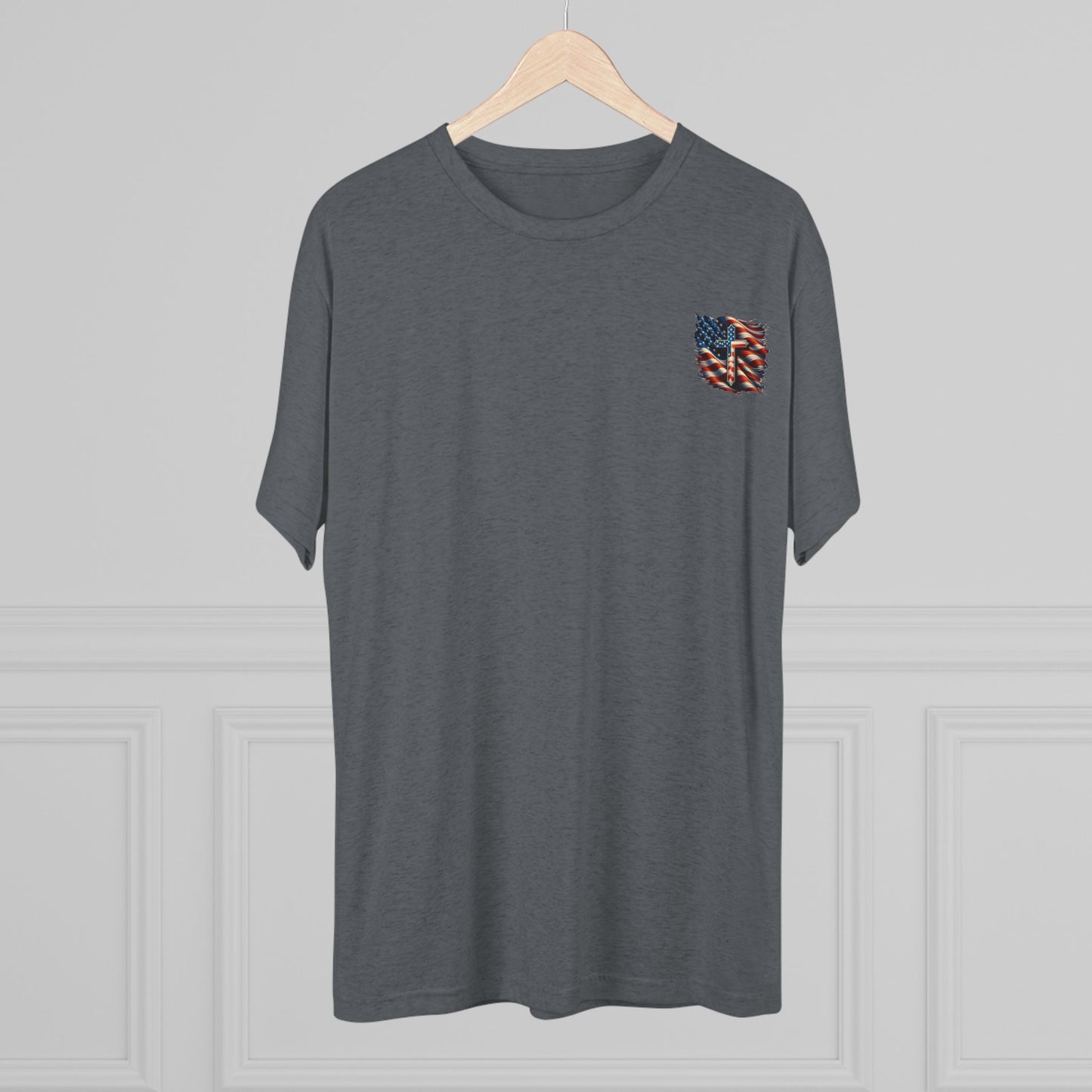 Copy of Unisex Tri-Blend Crew Tee "GOD BLESS AMERICA"