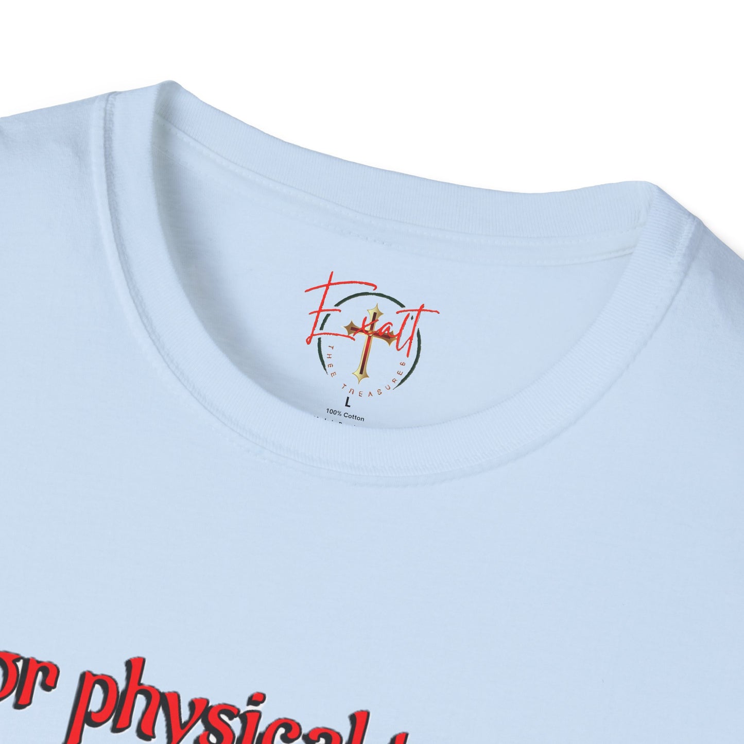 Christian Verse Softstyle T-Shirt - 1 Timothy 4:8