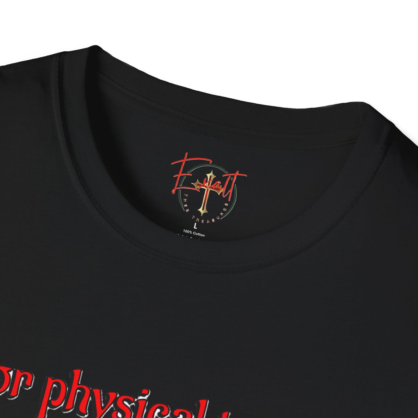 Christian Verse Softstyle T-Shirt - 1 Timothy 4:8