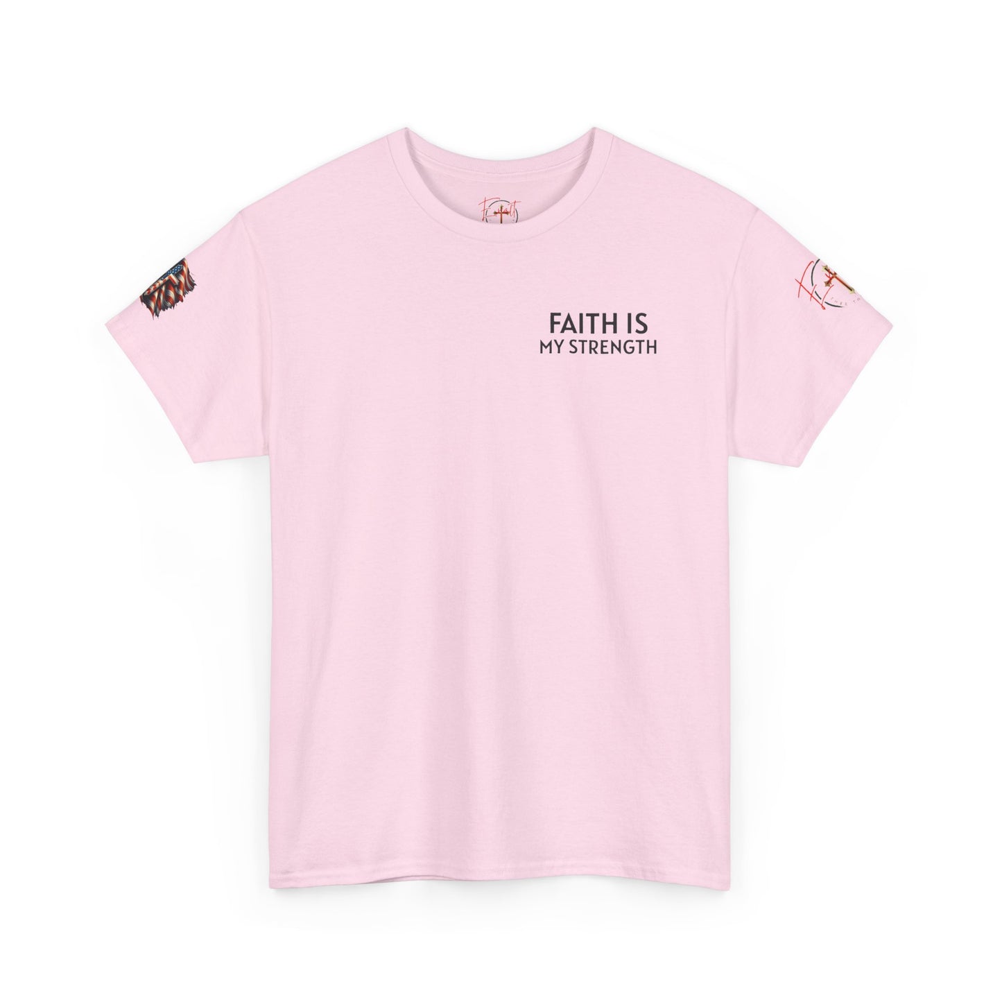 Christian Tee - Philippians 4:13 'Faith Is My Strength'