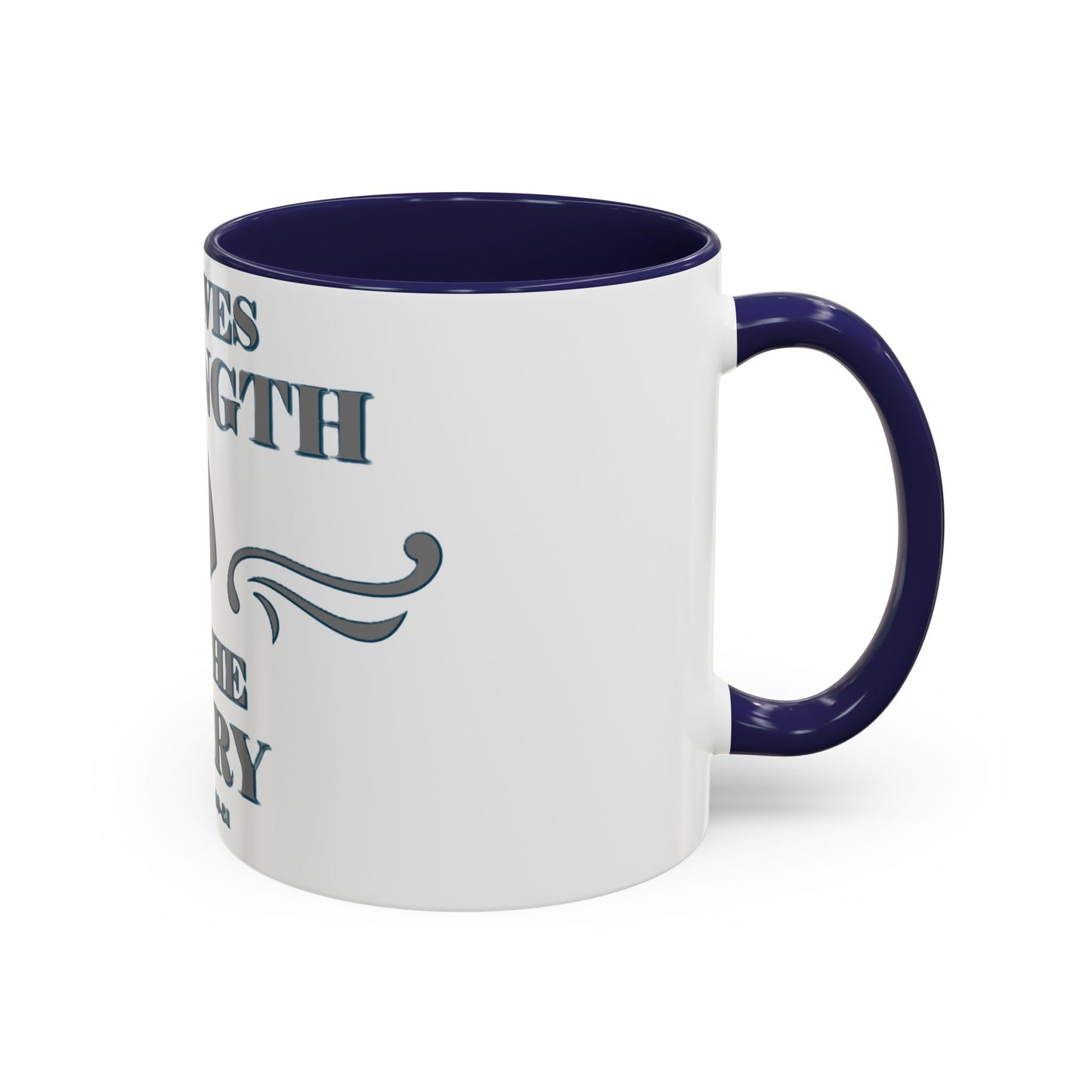 Mug - Bible Verse Isaiah 40:29-31 'He gives Strength to the Weary'