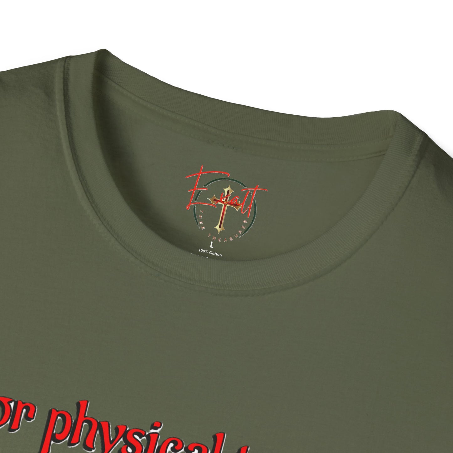 Christian Verse Softstyle T-Shirt - 1 Timothy 4:8