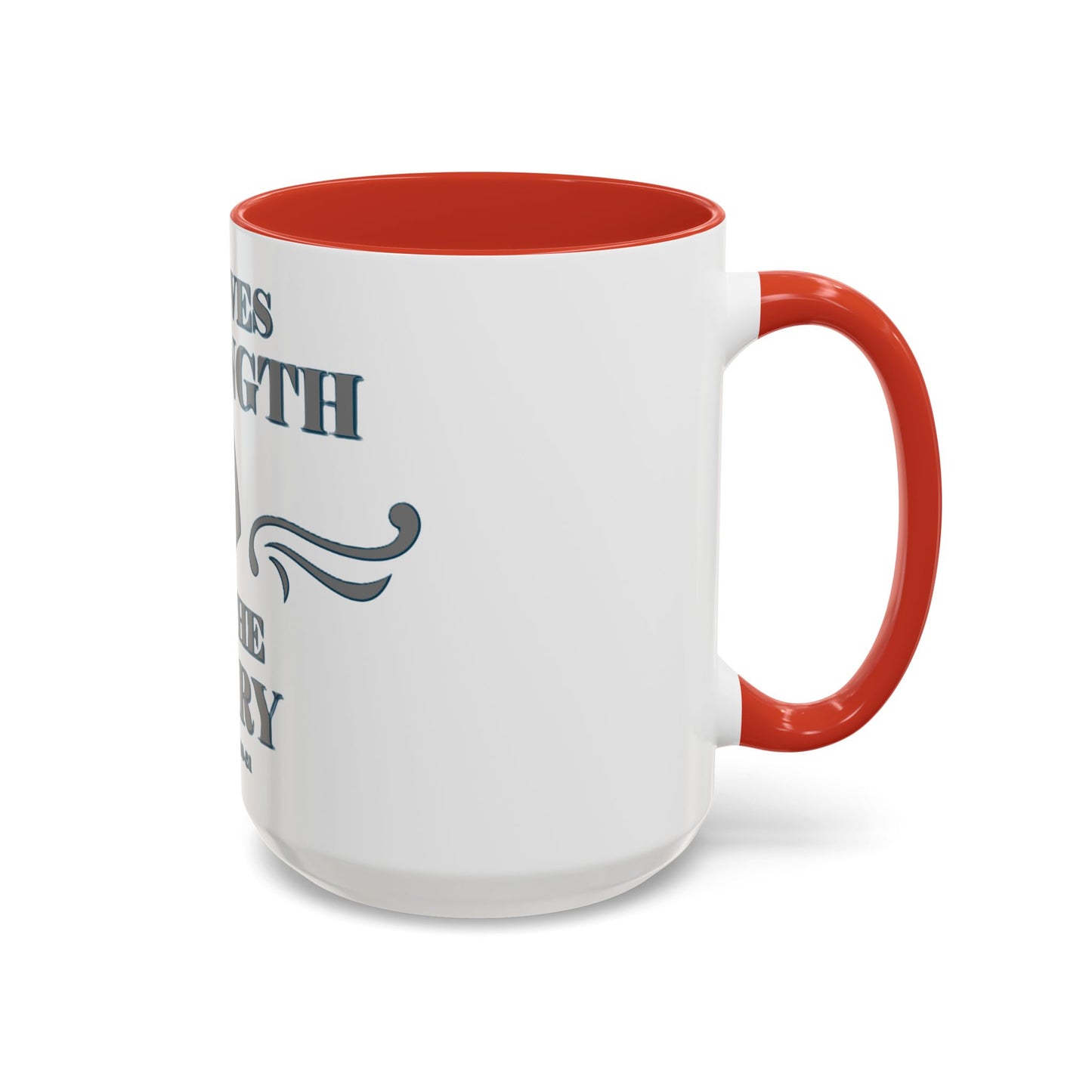 Mug - Bible Verse Isaiah 40:29-31 'He gives Strength to the Weary'