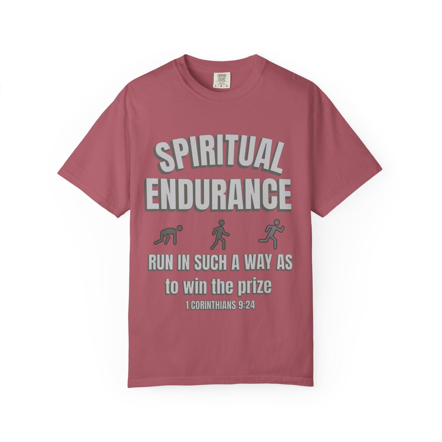 Copy of Christian Verse 1 Corinthians 9:24 Garment-Dyed T-shirt