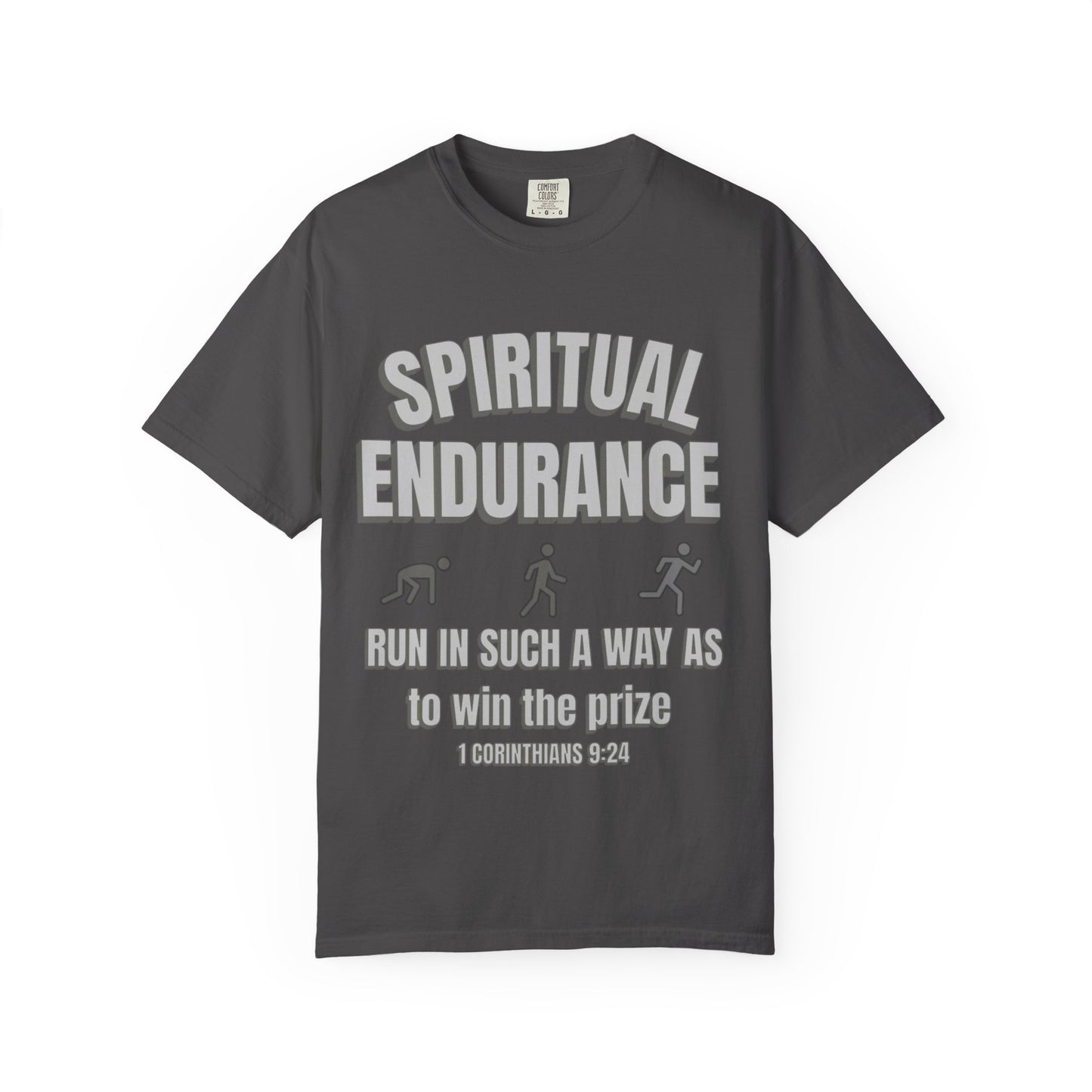 Christian Verse 1 Corinthians 9:24 Garment-Dyed T-shirt