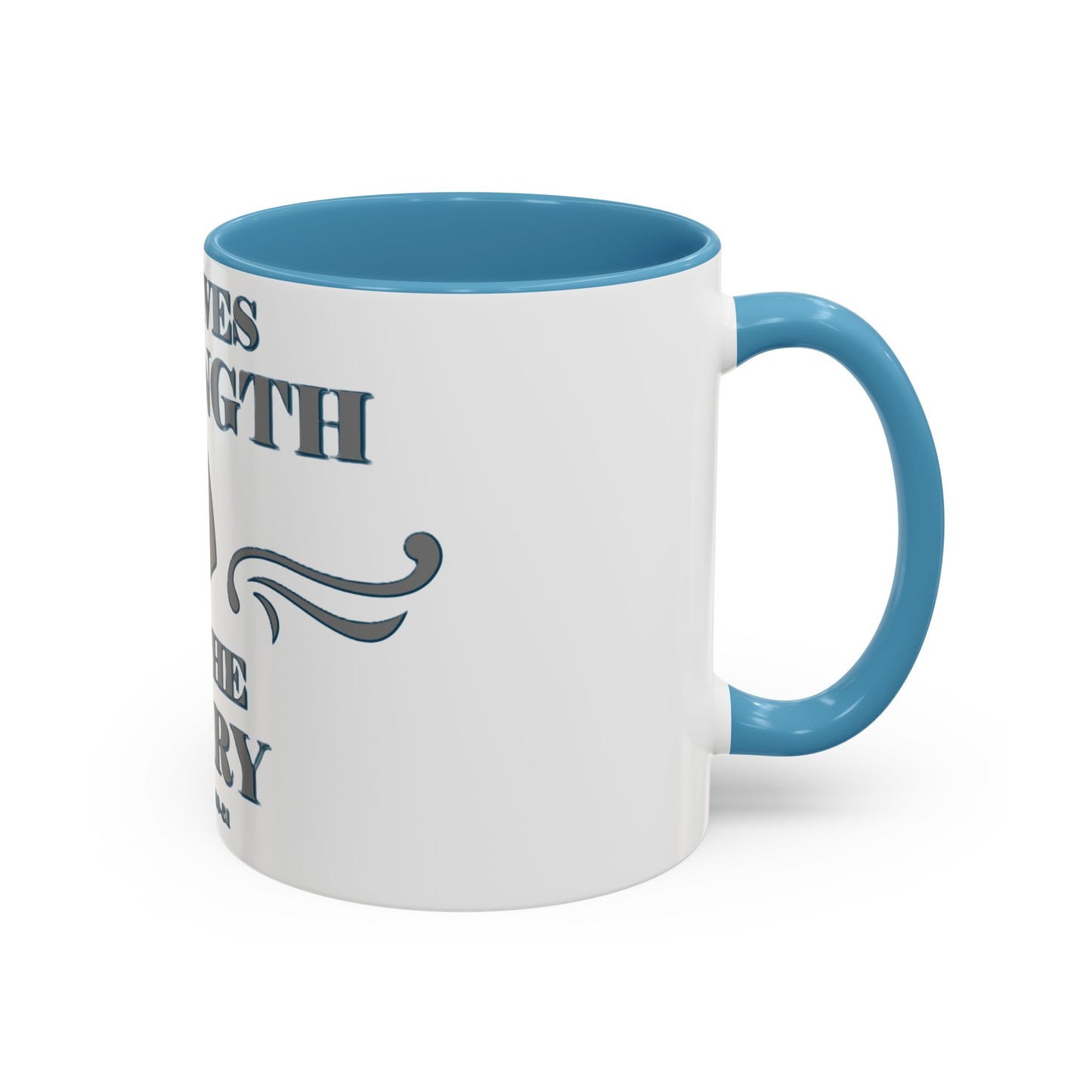 Mug - Bible Verse Isaiah 40:29-31 'He gives Strength to the Weary'