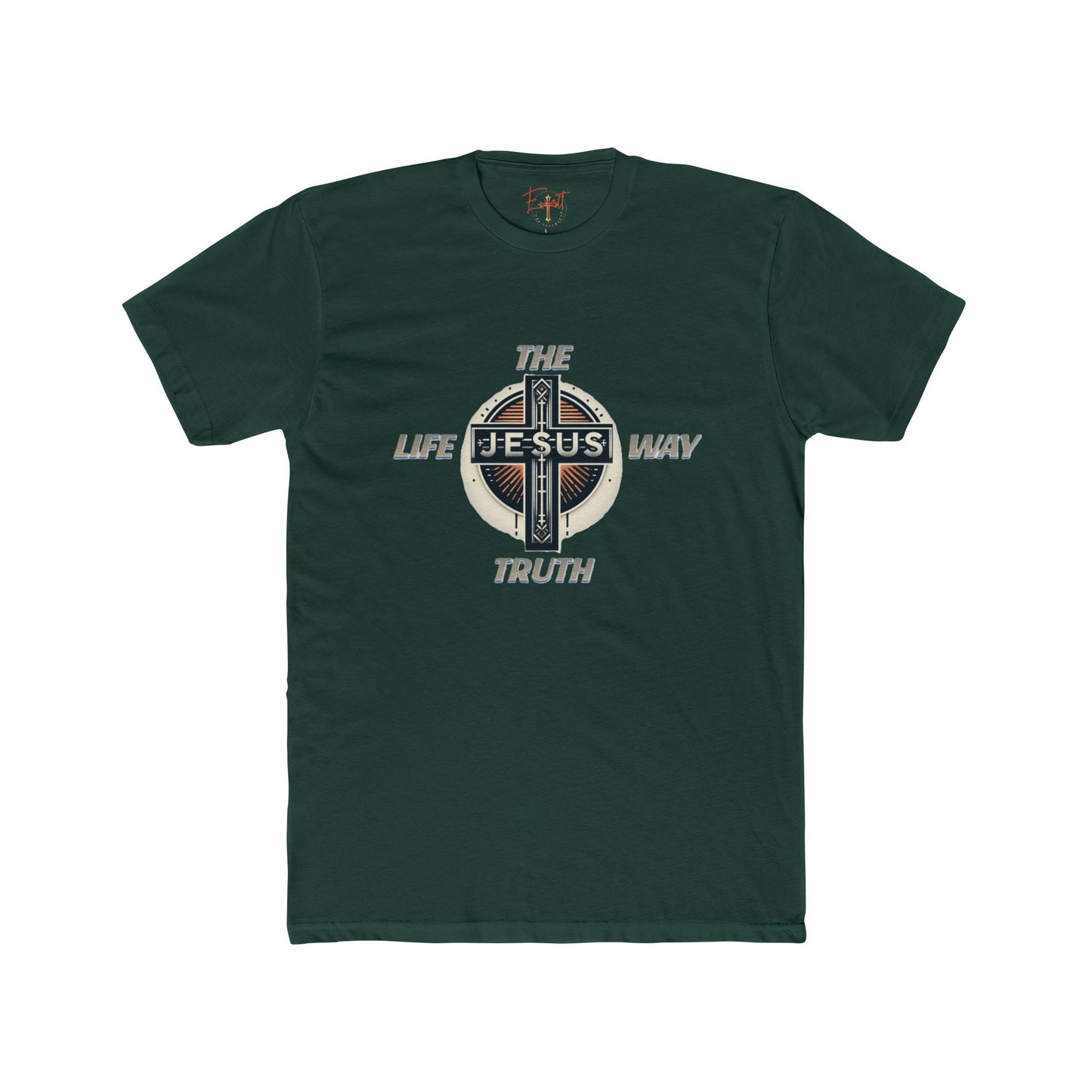 Copy of Unisex Cotton Crew Tee "THE WAY TRUTH LIFE"