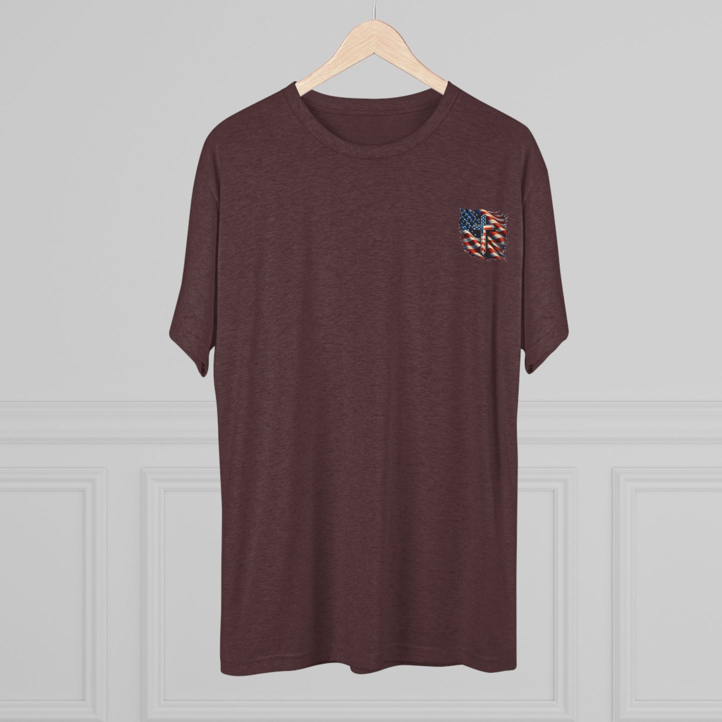 Copy of Unisex Tri-Blend Crew Tee "GOD BLESS AMERICA"