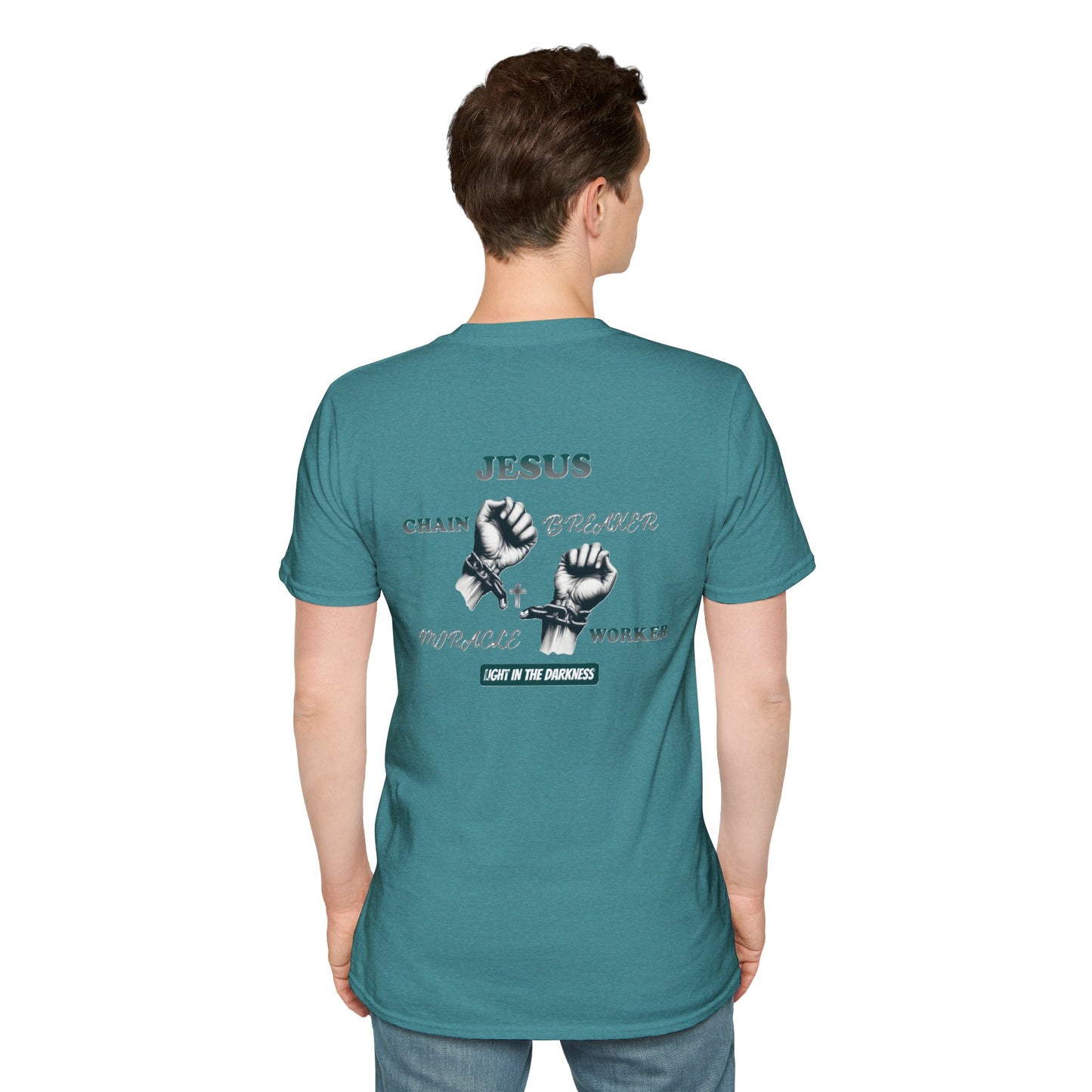 Christian Unisex Tee - Jesus Chain Breaker Design