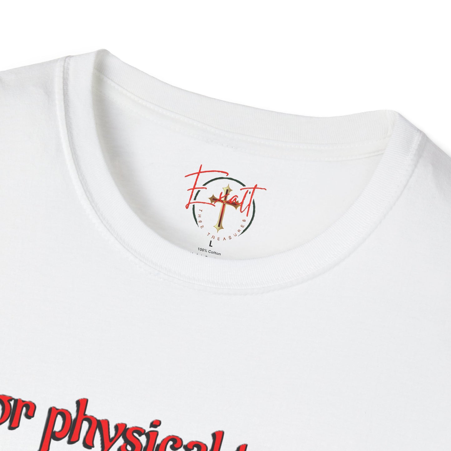 Christian Verse Softstyle T-Shirt - 1 Timothy 4:8