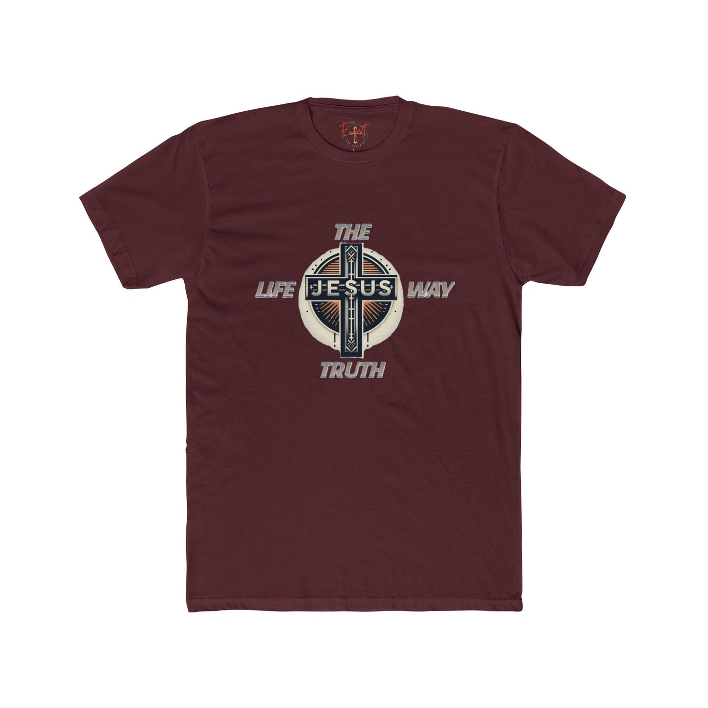 Copy of Unisex Cotton Crew Tee "THE WAY TRUTH LIFE"