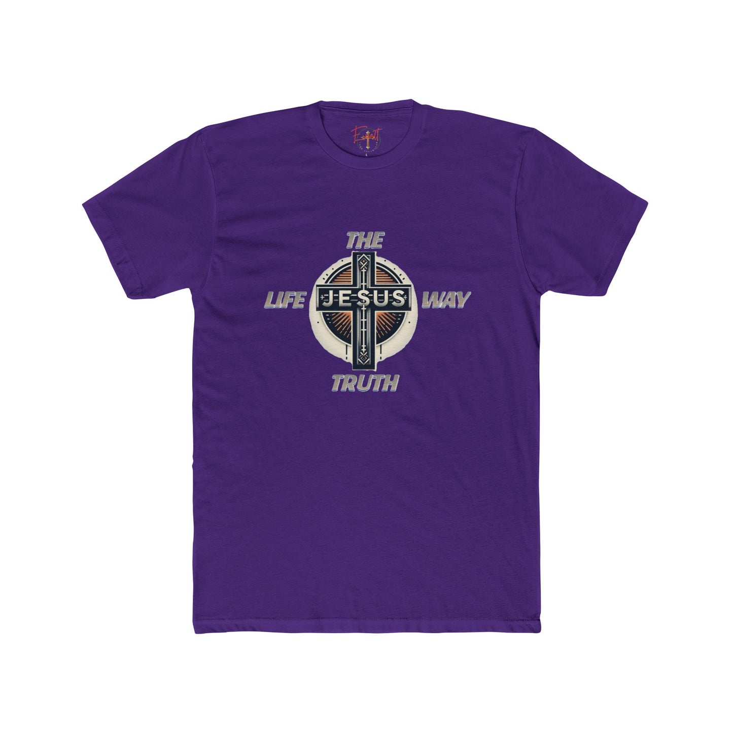 Copy of Unisex Cotton Crew Tee "THE WAY TRUTH LIFE"