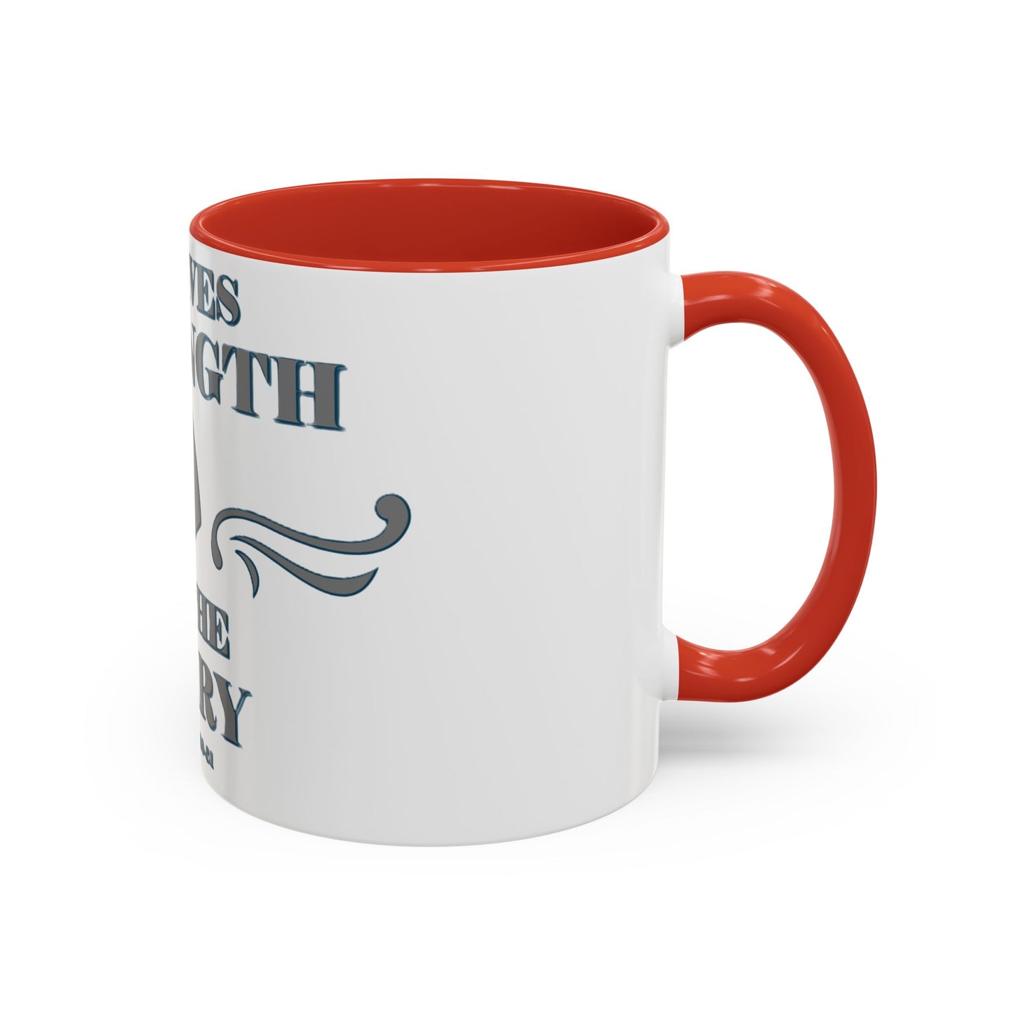 Mug - Bible Verse Isaiah 40:29-31 'He gives Strength to the Weary'