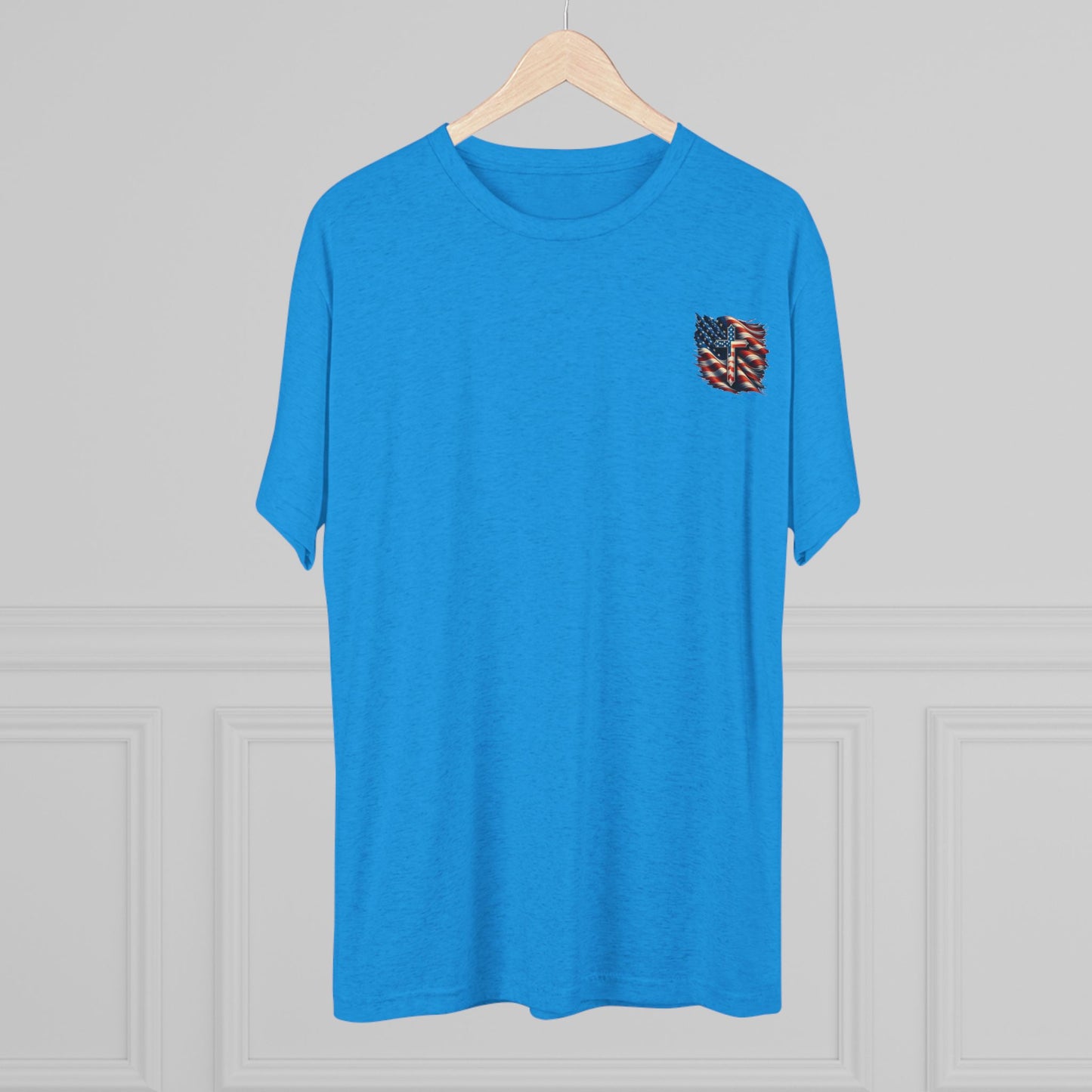 Copy of Unisex Tri-Blend Crew Tee "GOD BLESS AMERICA"