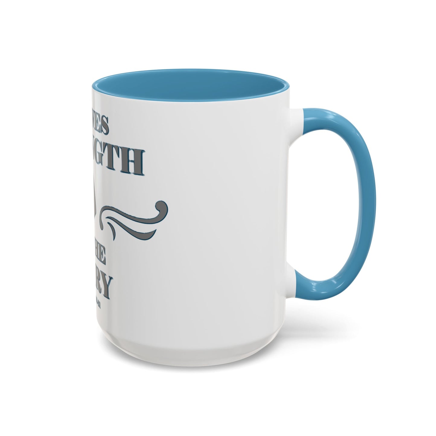 Mug - Bible Verse Isaiah 40:29-31 'He gives Strength to the Weary'