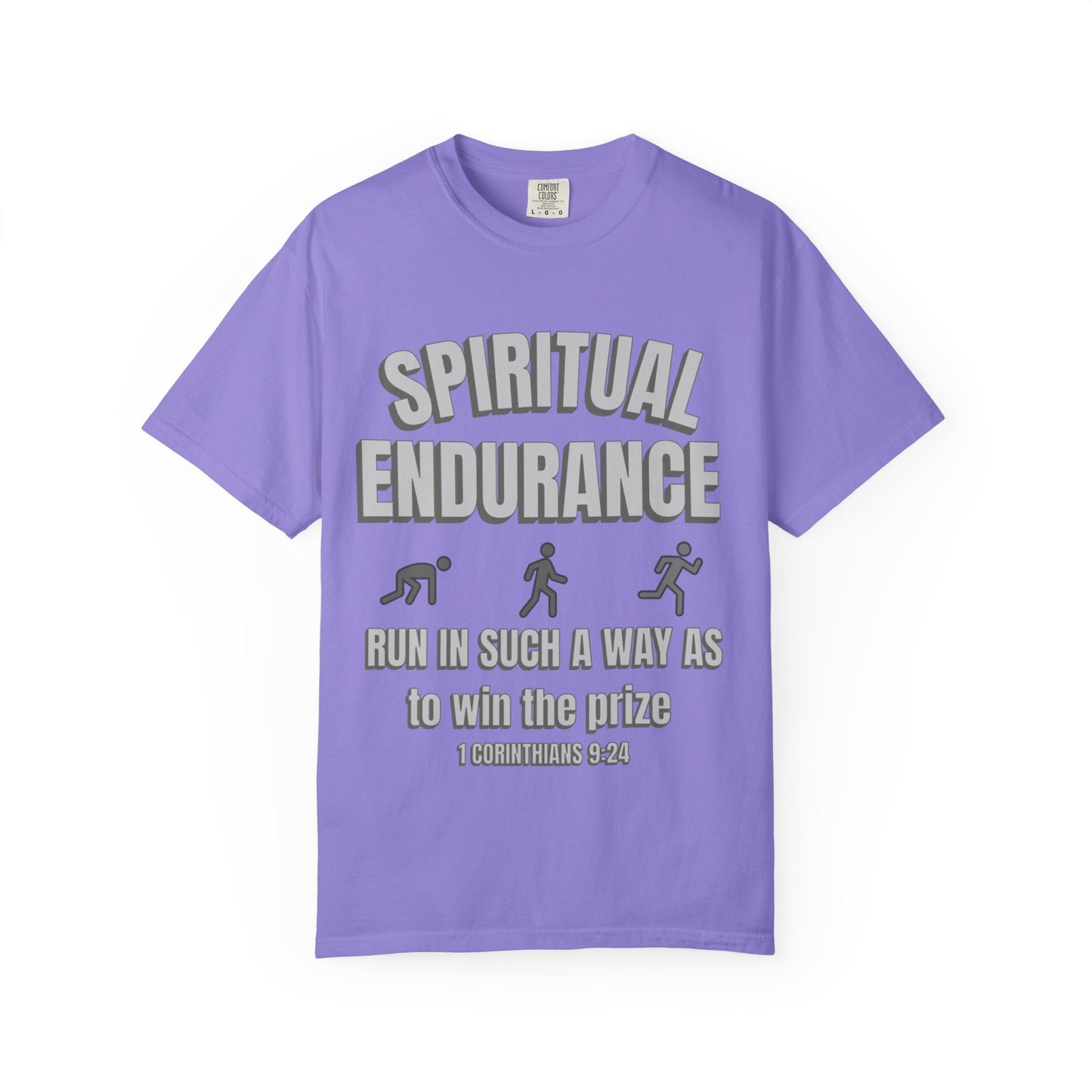Copy of Christian Verse 1 Corinthians 9:24 Garment-Dyed T-shirt