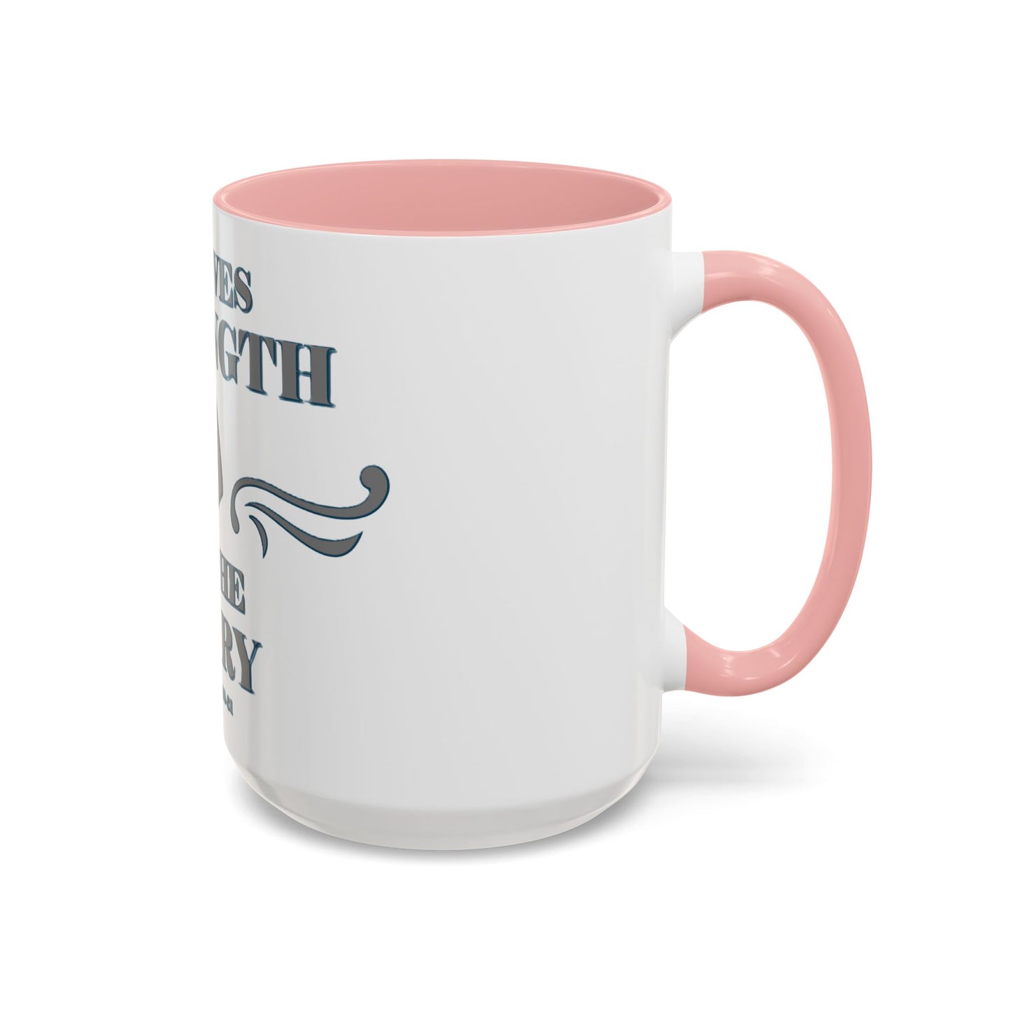 Mug - Bible Verse Isaiah 40:29-31 'He gives Strength to the Weary'