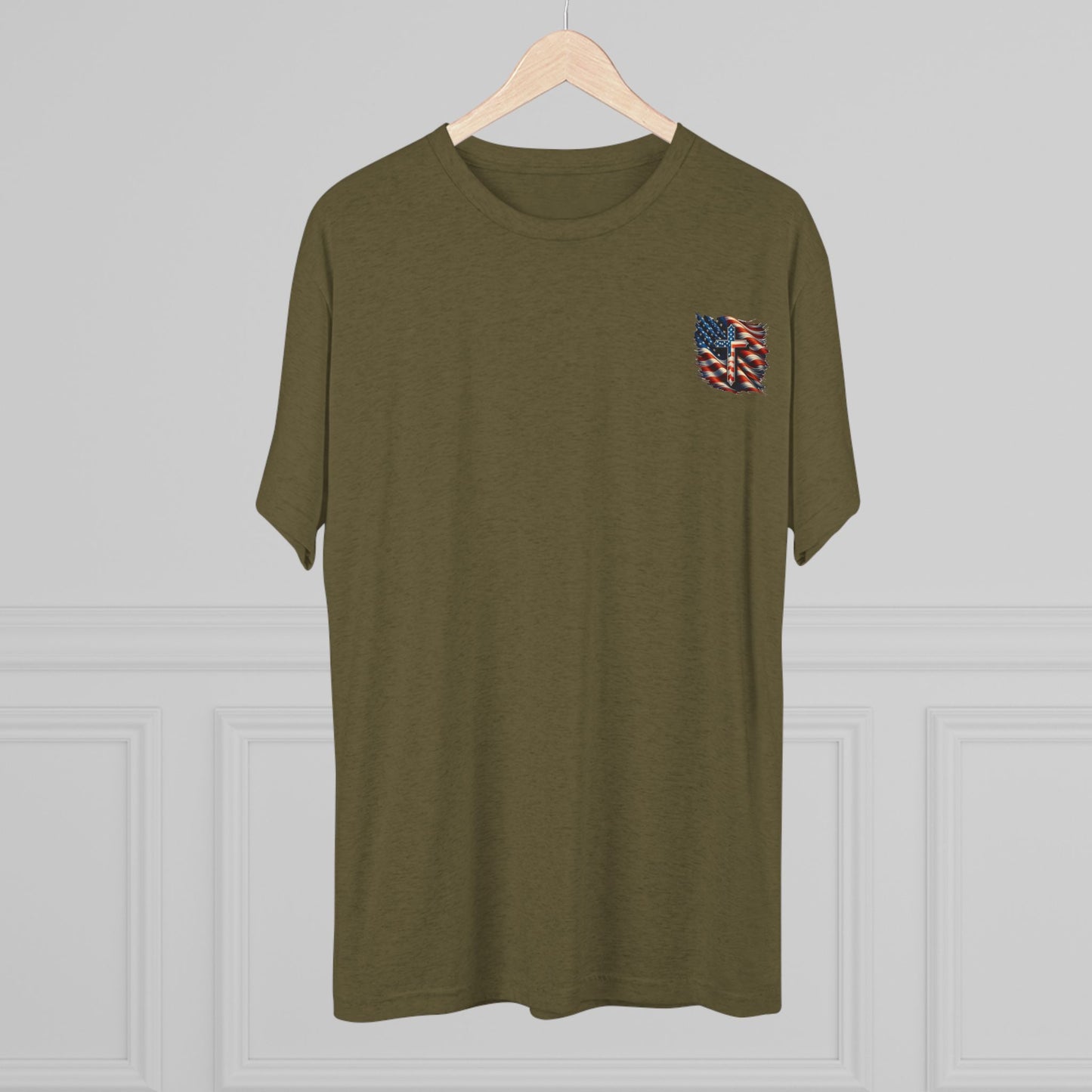 Copy of Unisex Tri-Blend Crew Tee "GOD BLESS AMERICA"