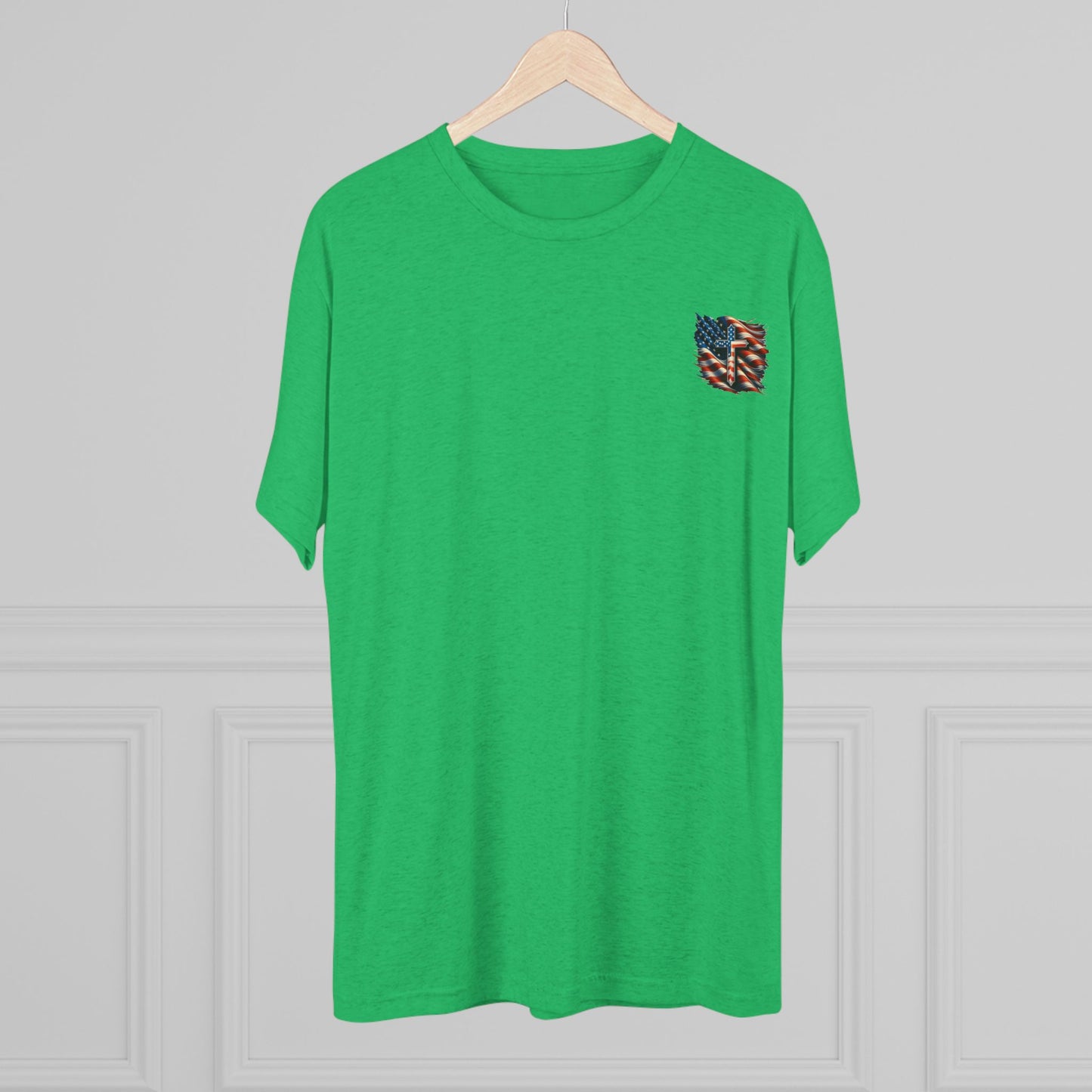 Copy of Unisex Tri-Blend Crew Tee "GOD BLESS AMERICA"