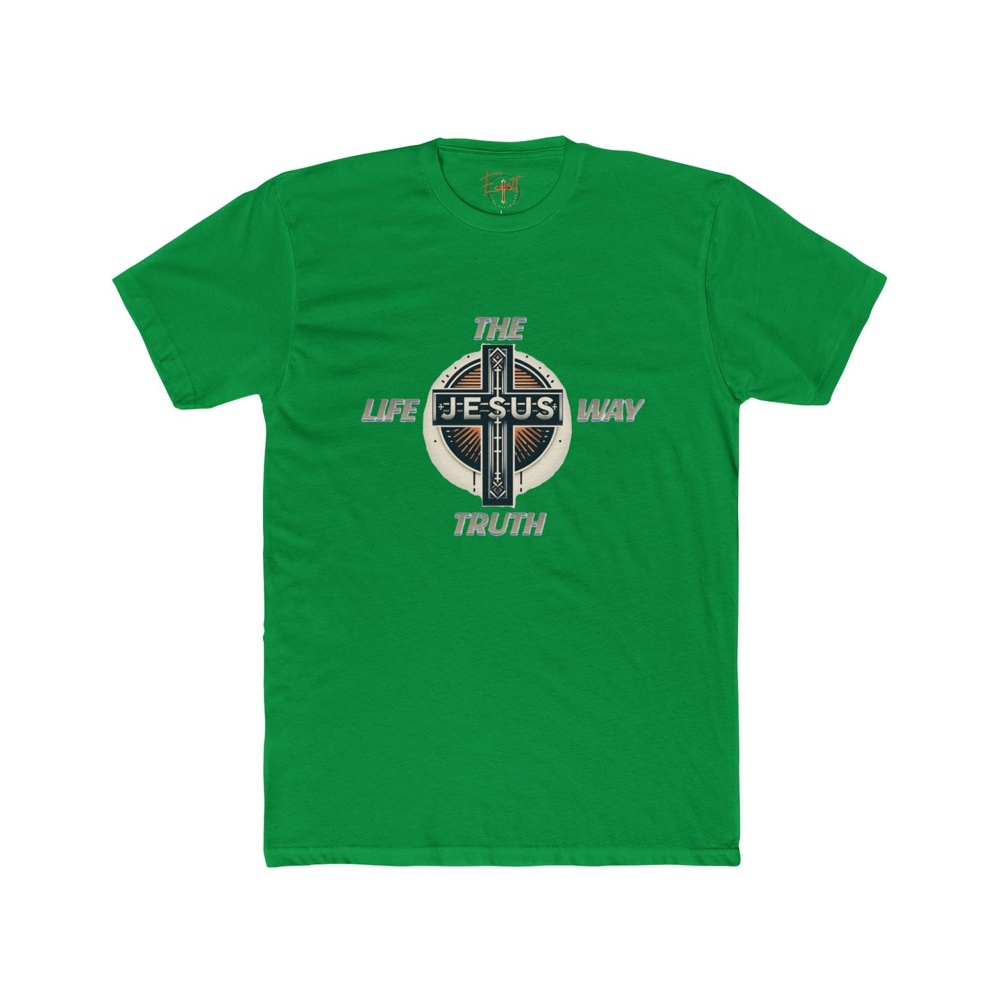Copy of Unisex Cotton Crew Tee "THE WAY TRUTH LIFE"