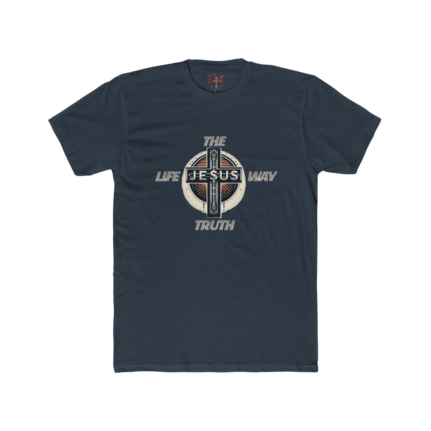 Copy of Unisex Cotton Crew Tee "THE WAY TRUTH LIFE"