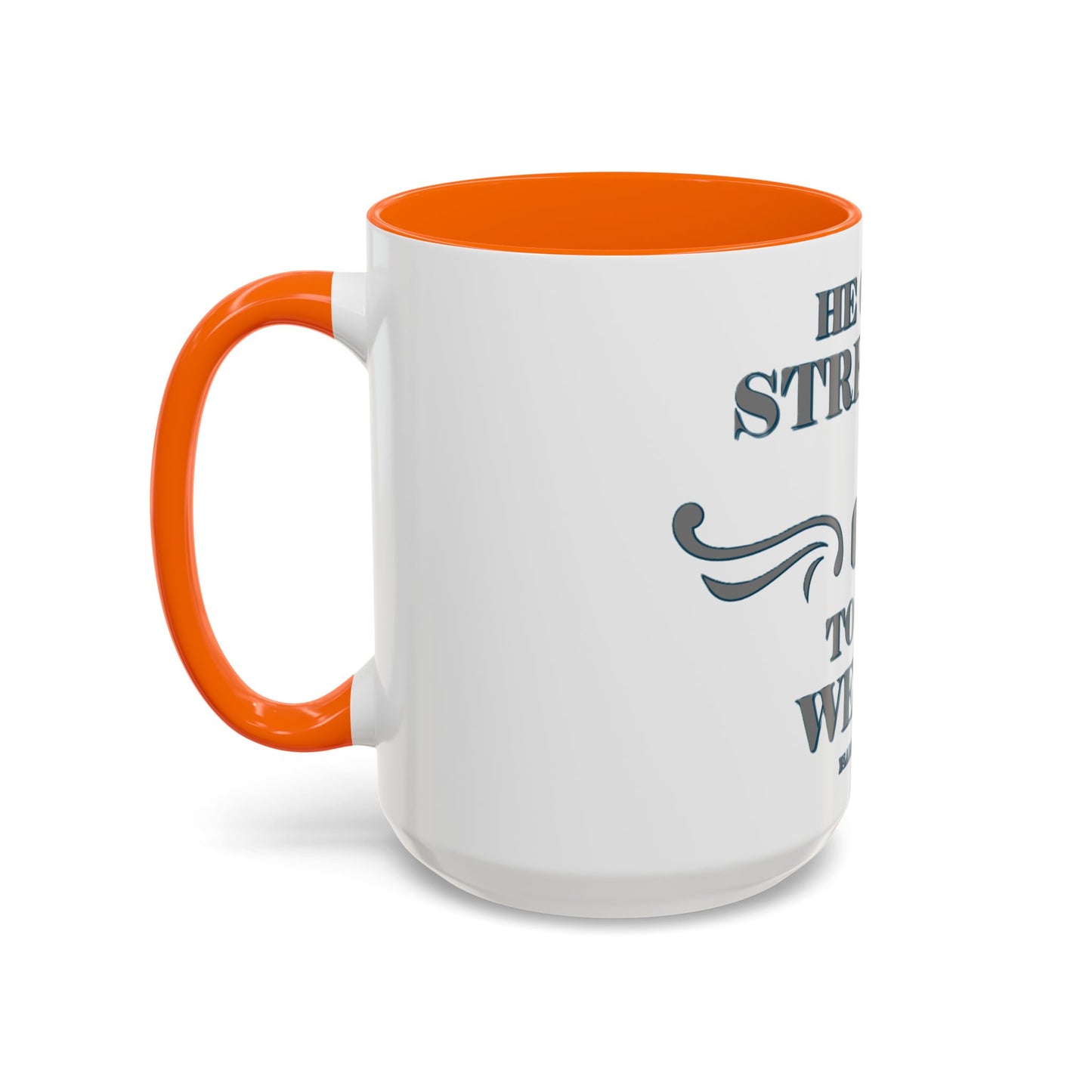 Mug - Bible Verse Isaiah 40:29-31 'He gives Strength to the Weary'