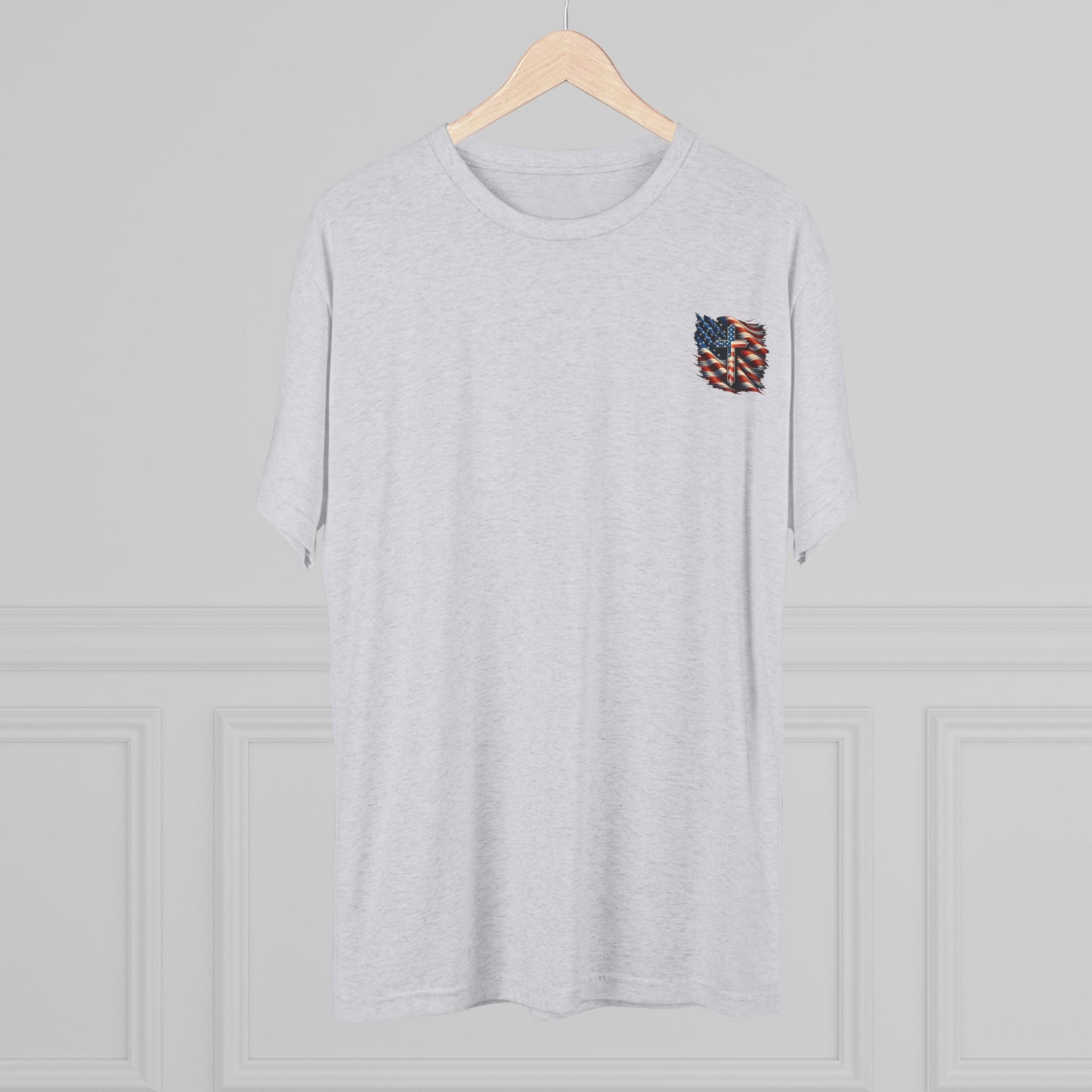 Copy of Unisex Tri-Blend Crew Tee "GOD BLESS AMERICA"
