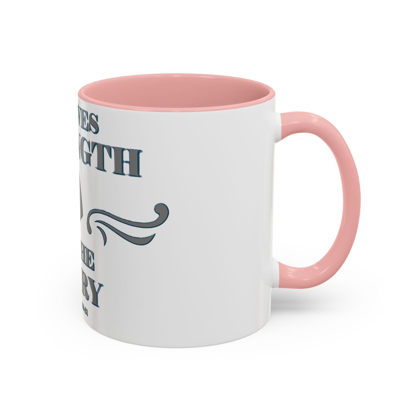 Mug - Bible Verse Isaiah 40:29-31 'He gives Strength to the Weary'