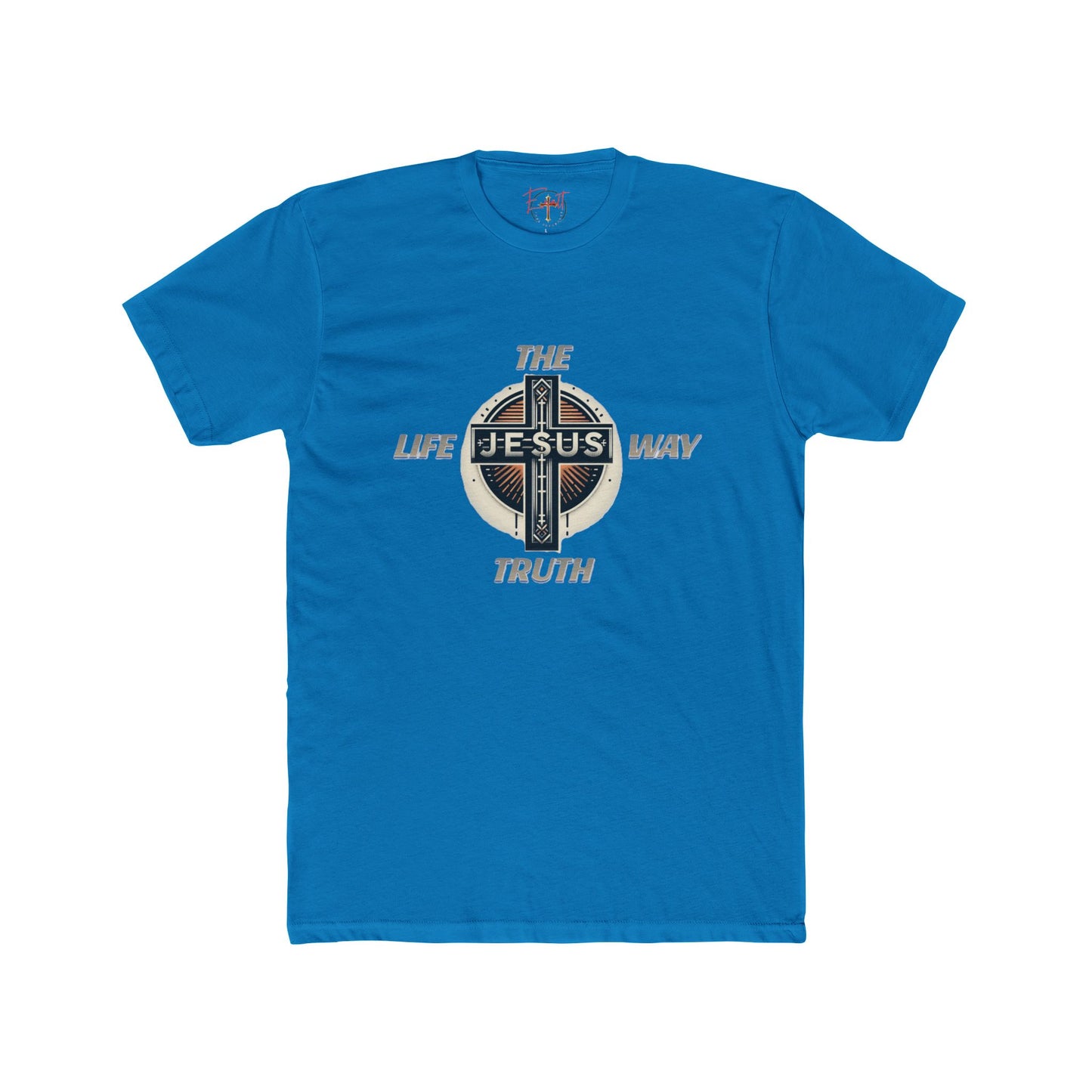 Copy of Unisex Cotton Crew Tee "THE WAY TRUTH LIFE"
