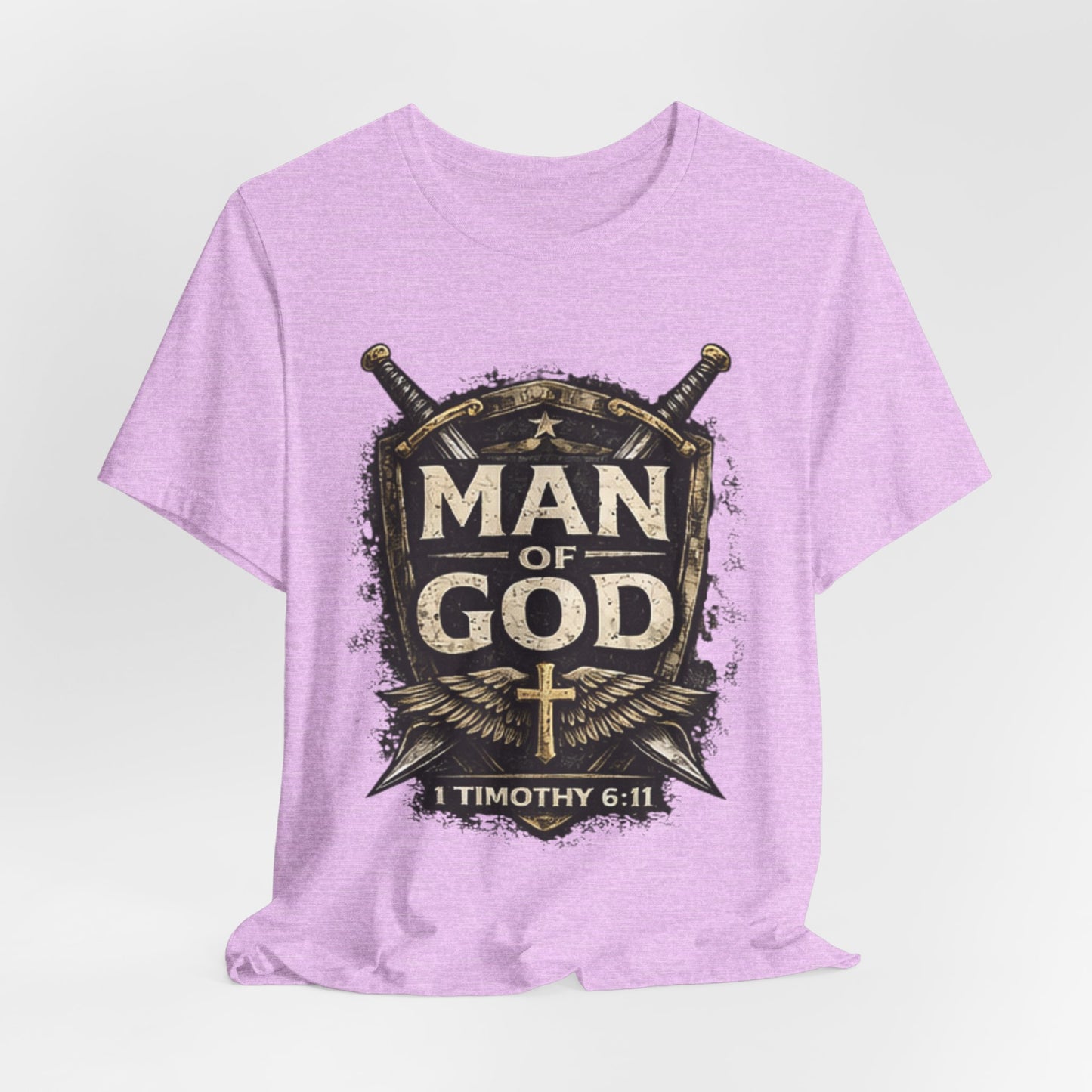 Man of God Tee — 1 Timothy 6:11 Christian Faith T-Shirt