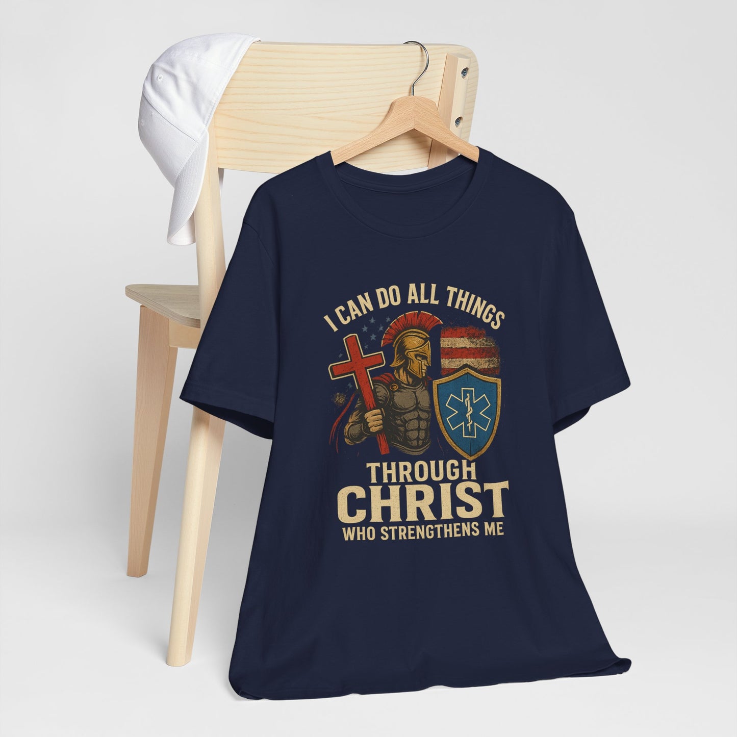 Medical Personnel Tee — "I Can Do All Things Through Christ"