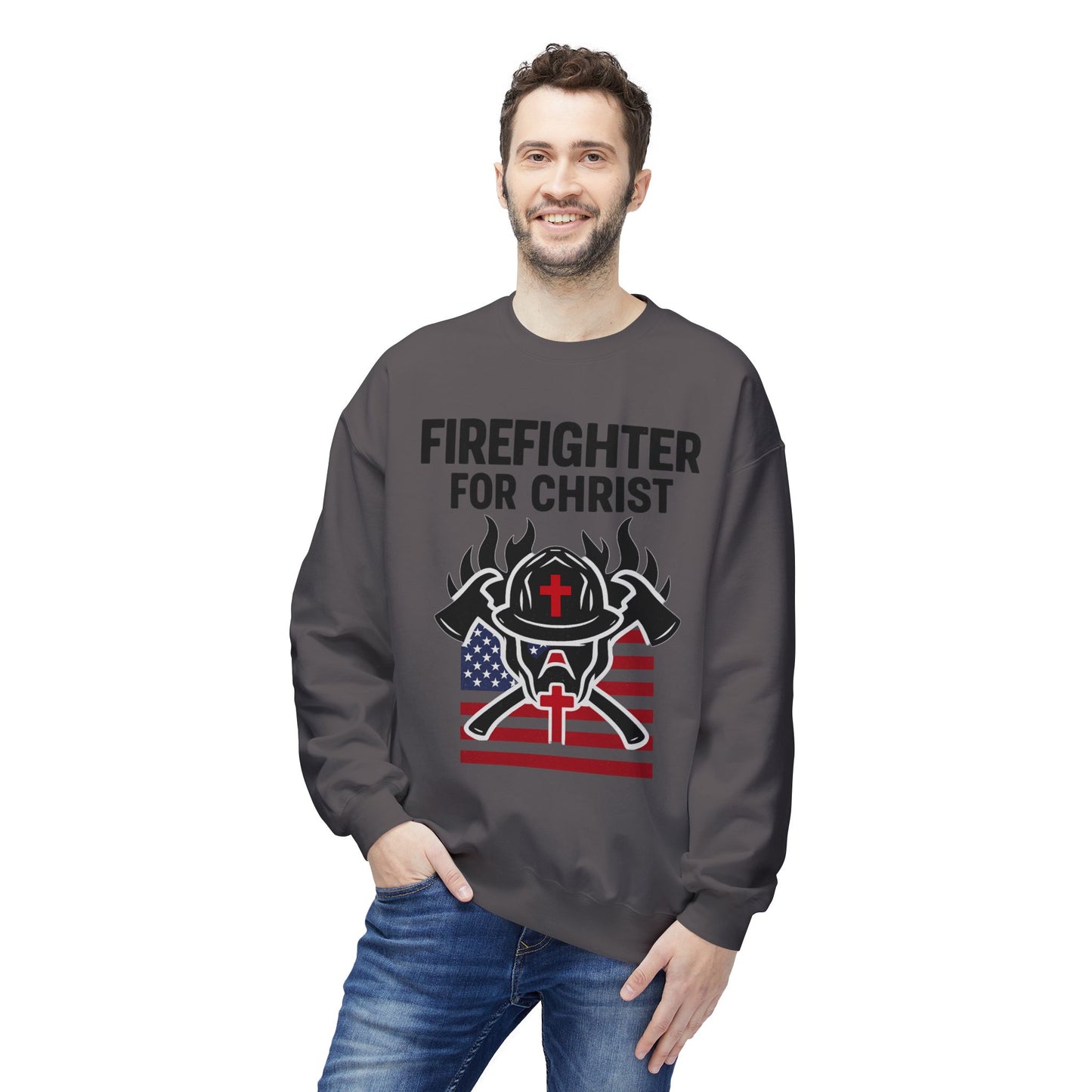 Sweatshirt FIREFIGHTER FOR CHRIST