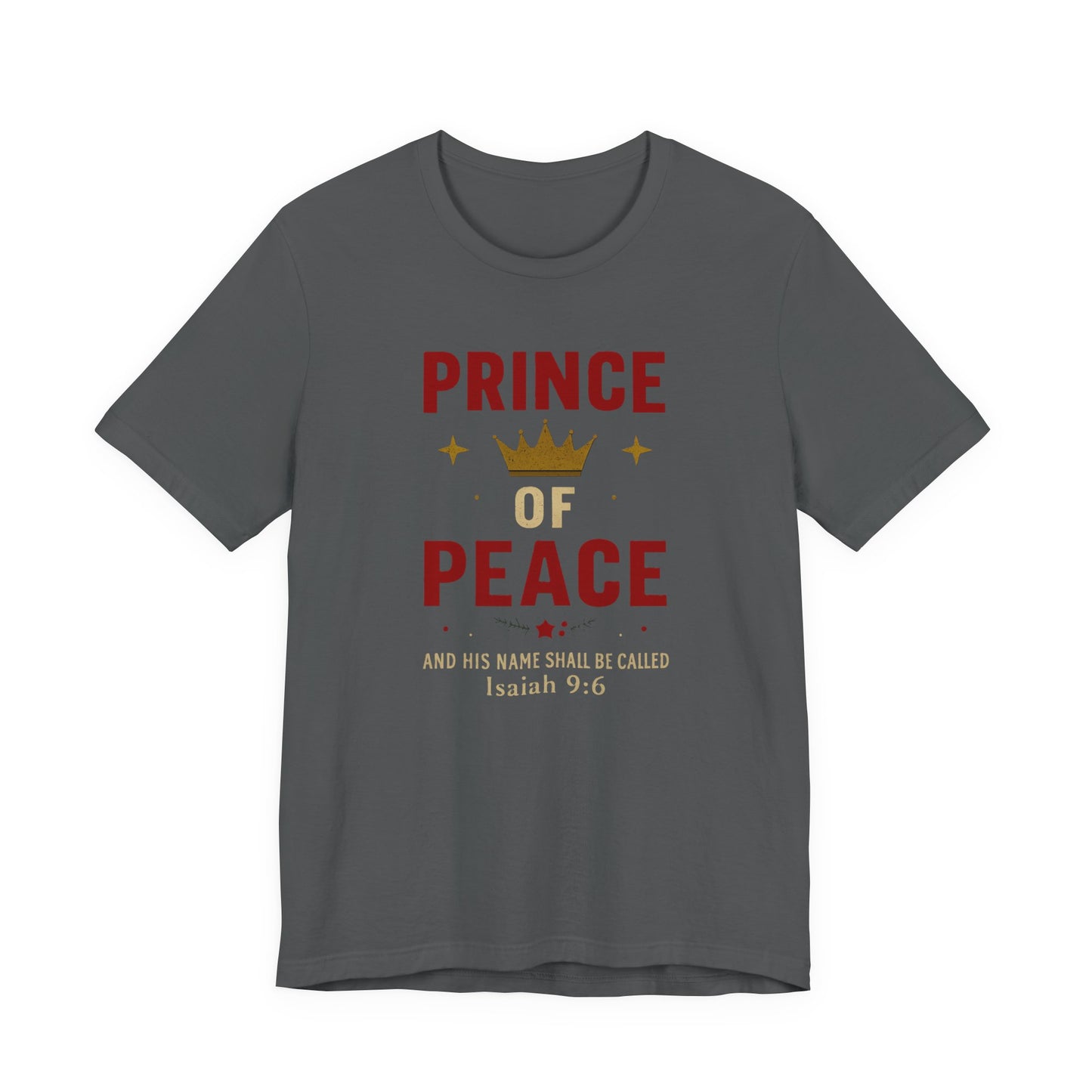 Prince of Peace Isaiah 9:6 T-Shirt — Bible Verse Christian Tee