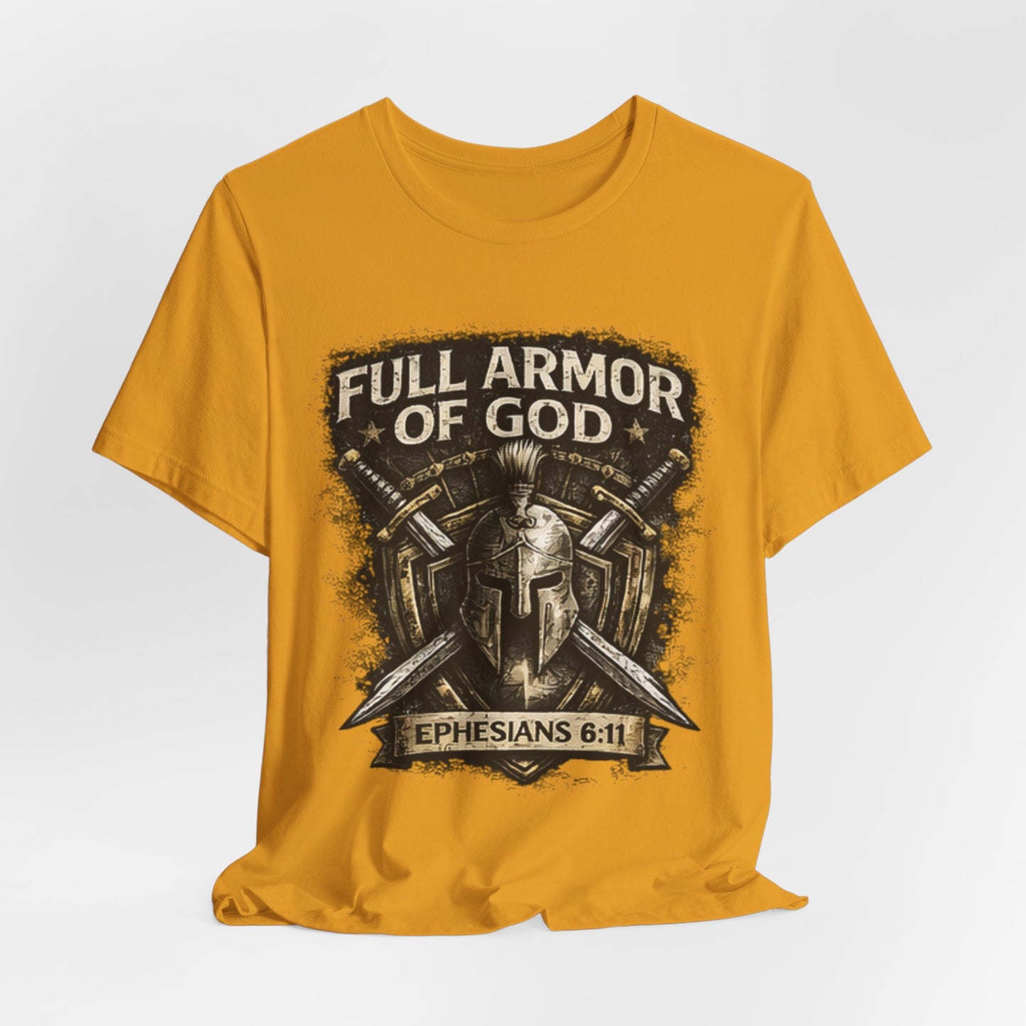 Full Armor of God T-Shirt — Ephesians 6:11 Christian Faith Tee
