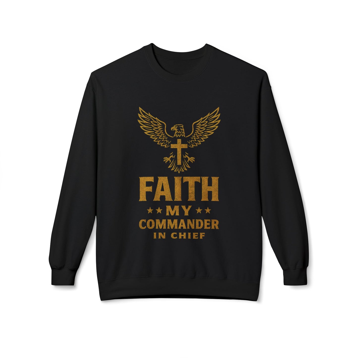 Sweatshirt - Military Christians: 'Faith is my Commander in Chief'