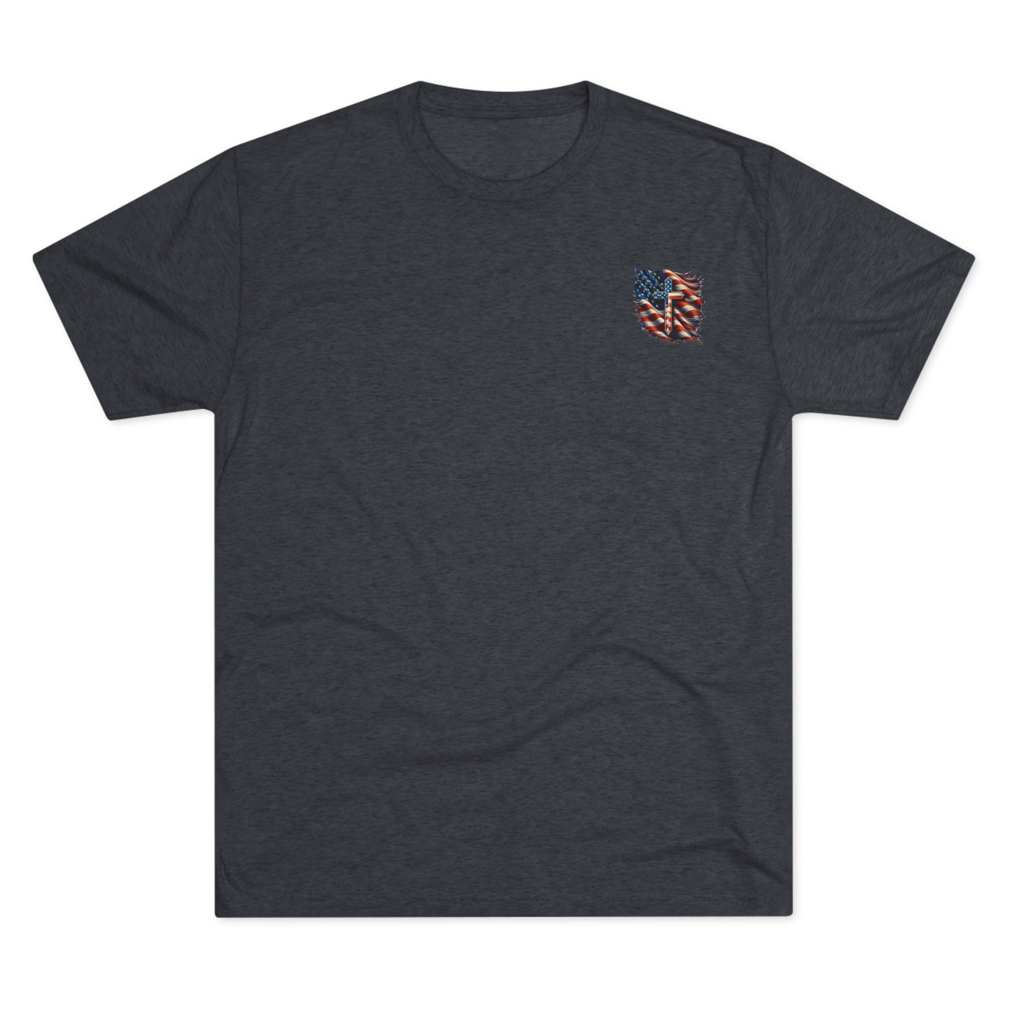 Copy of Unisex Tri-Blend Crew Tee "GOD BLESS AMERICA"