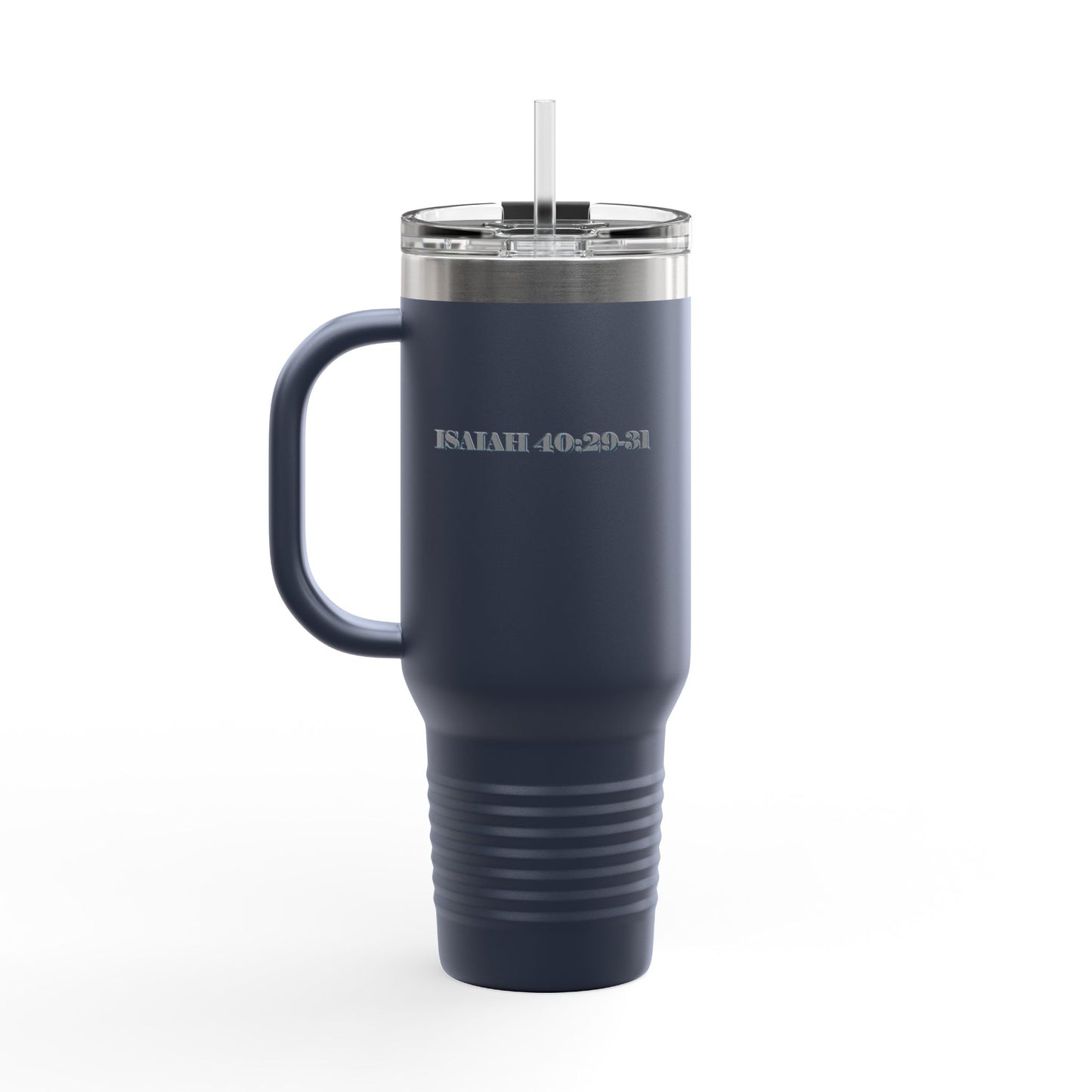 Travel Mug - Bible Verse 'He gives Strength to the Weary' Isaiah 40:29-31