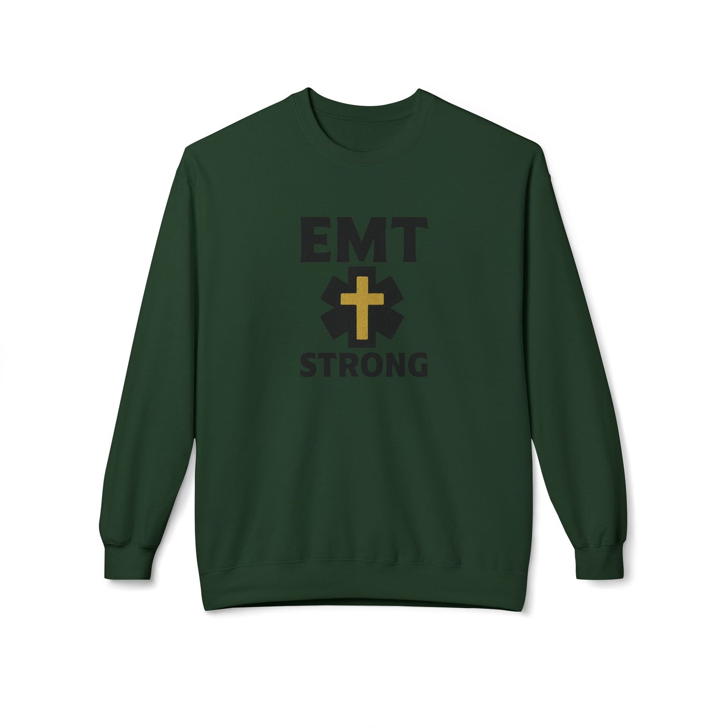EMT Strong Christian Cross Sweatshirt